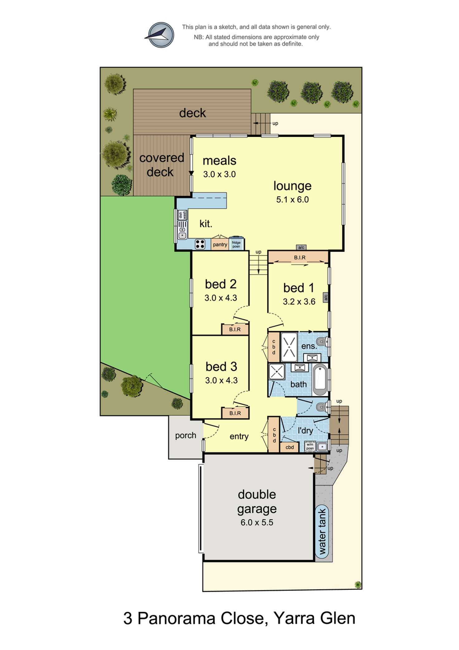 Floorplan of Homely townhouse listing, 3 Panorama Close, Yarra Glen VIC 3775