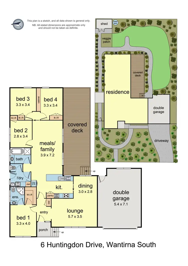 Floorplan of Homely house listing, 6 Huntingdon Road, Wantirna South VIC 3152