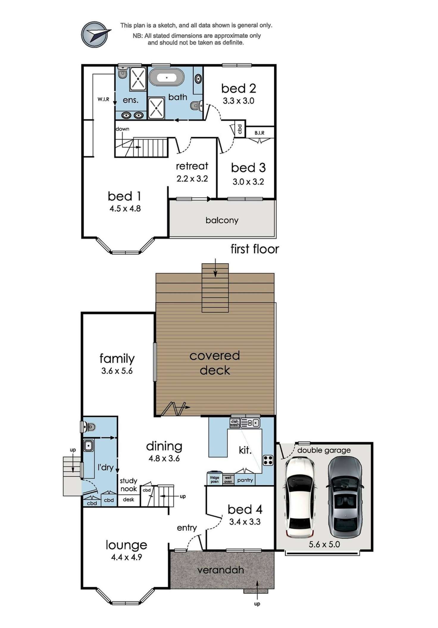 Floorplan of Homely house listing, 27 Great Oak Court, Mooroolbark VIC 3138