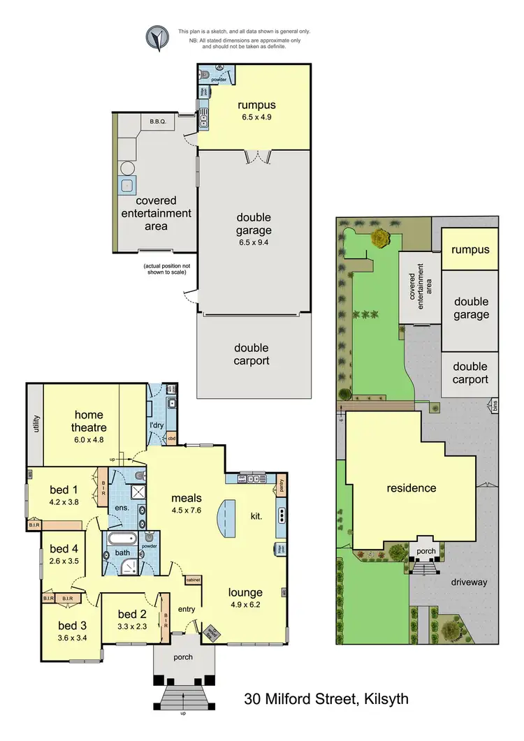 Floorplan of Homely house listing, 30 Milford Street, Kilsyth VIC 3137