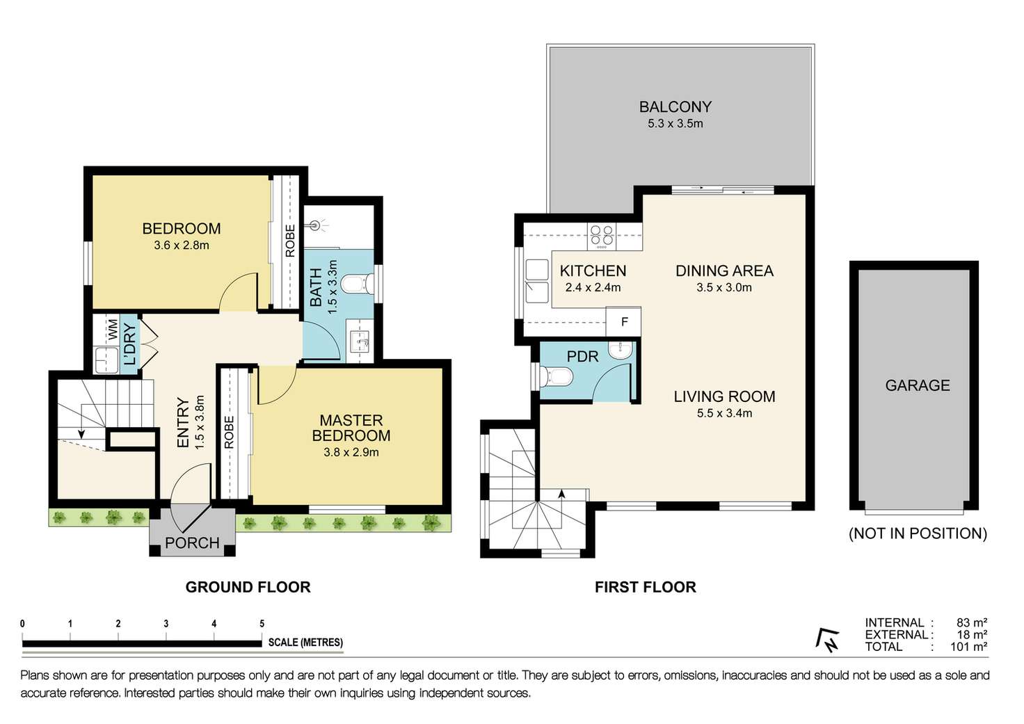Floorplan of Homely townhouse listing, 68 Banchory Avenue, Hillside VIC 3037