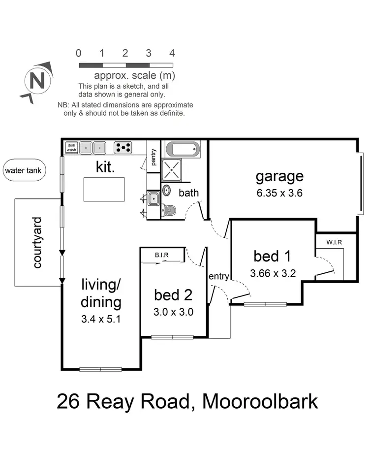 Floorplan of Homely house listing, 26 Reay Road, Mooroolbark VIC 3138