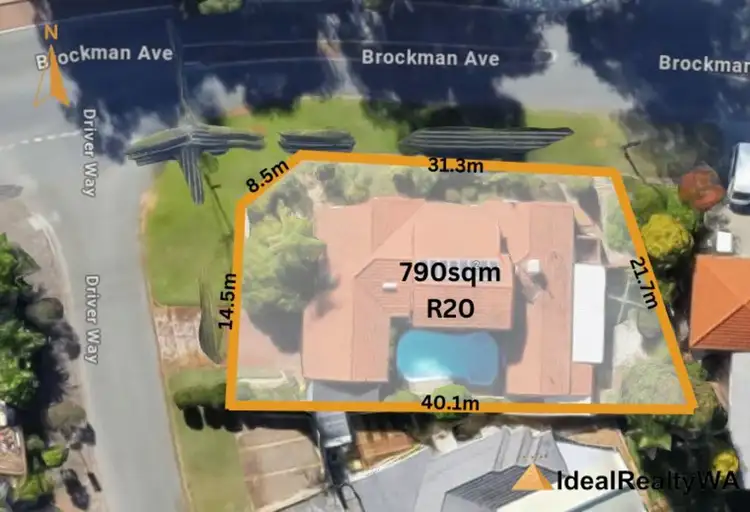 Floorplan of Homely house listing, 2 Driver Way, Bull Creek WA 6149