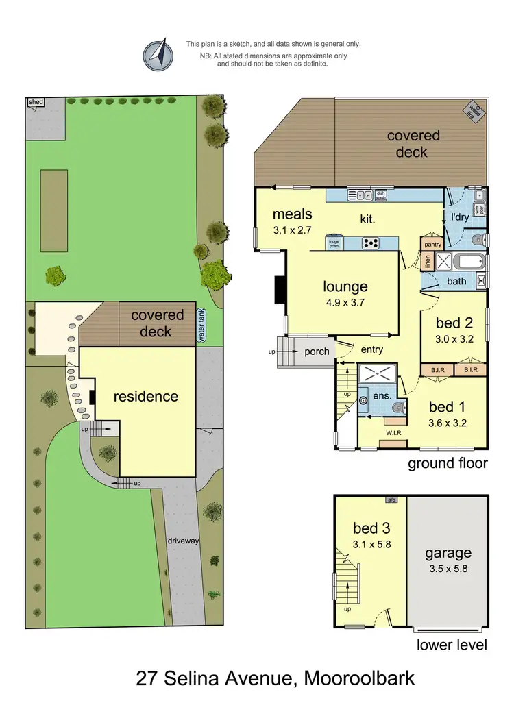 Floorplan of Homely house listing, 27 Selina Avenue, Mooroolbark VIC 3138