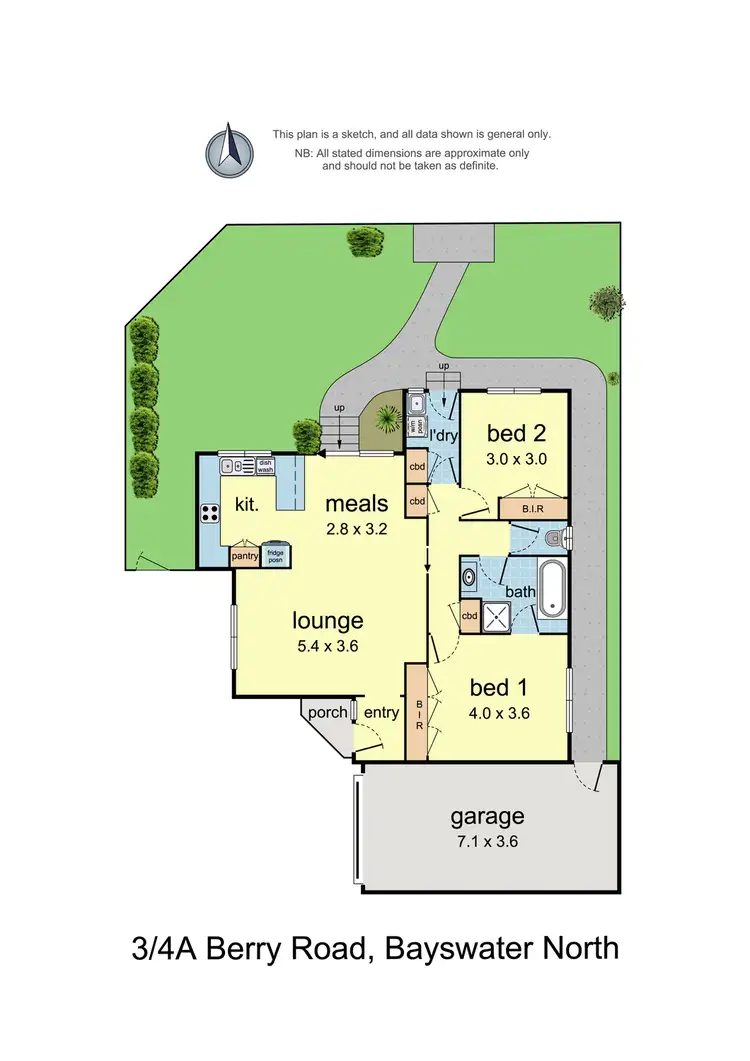 Floorplan of Homely unit listing, 3/4A Berry Road, Bayswater North VIC 3153