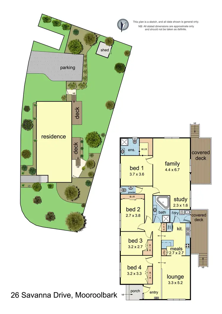 Floorplan of Homely house listing, 26 Savanna Drive, Mooroolbark VIC 3138