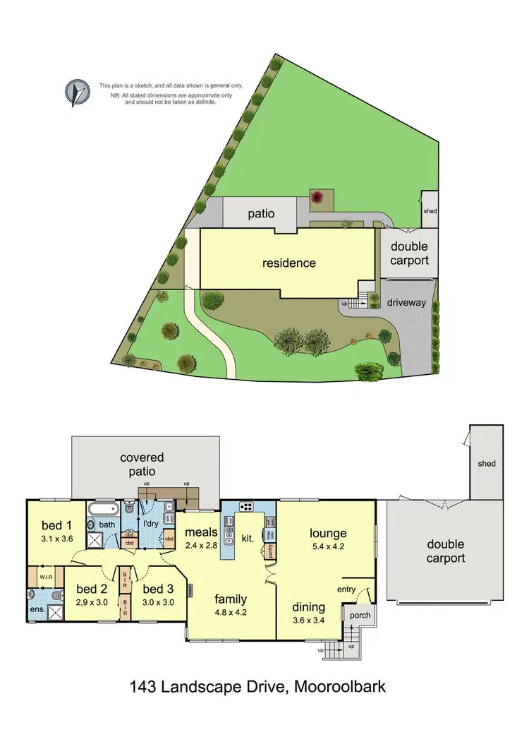 Floorplan of Homely house listing, 143 Landscape Drive, Mooroolbark VIC 3138