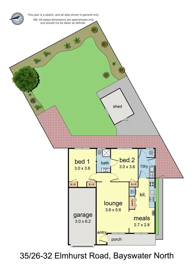 Floorplan of Homely unit listing, 35/26-32 Elmhurst Road, Bayswater North VIC 3153