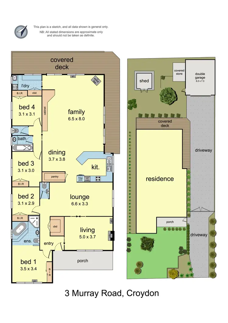 Floorplan of Homely house listing, 3 Murray Road, Croydon VIC 3136