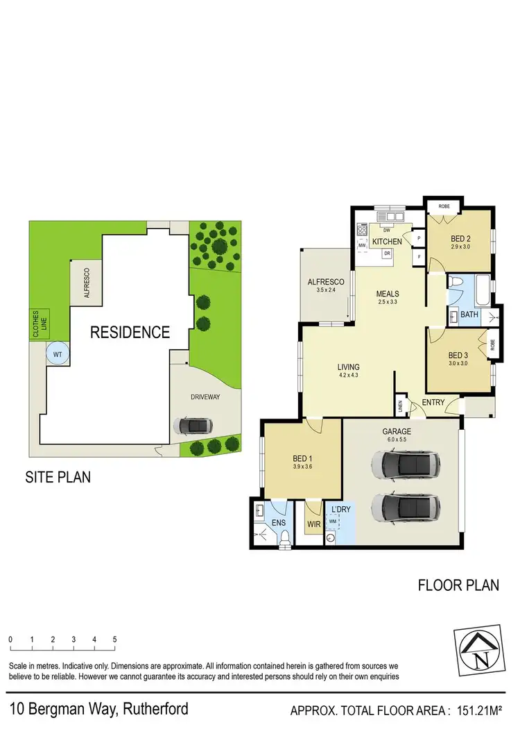 Floorplan of Homely house listing, 10 Bergman Way, Rutherford NSW 2320