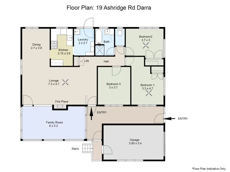 Floorplan of Homely house listing, 19 Ashridge Road, Darra QLD 4076