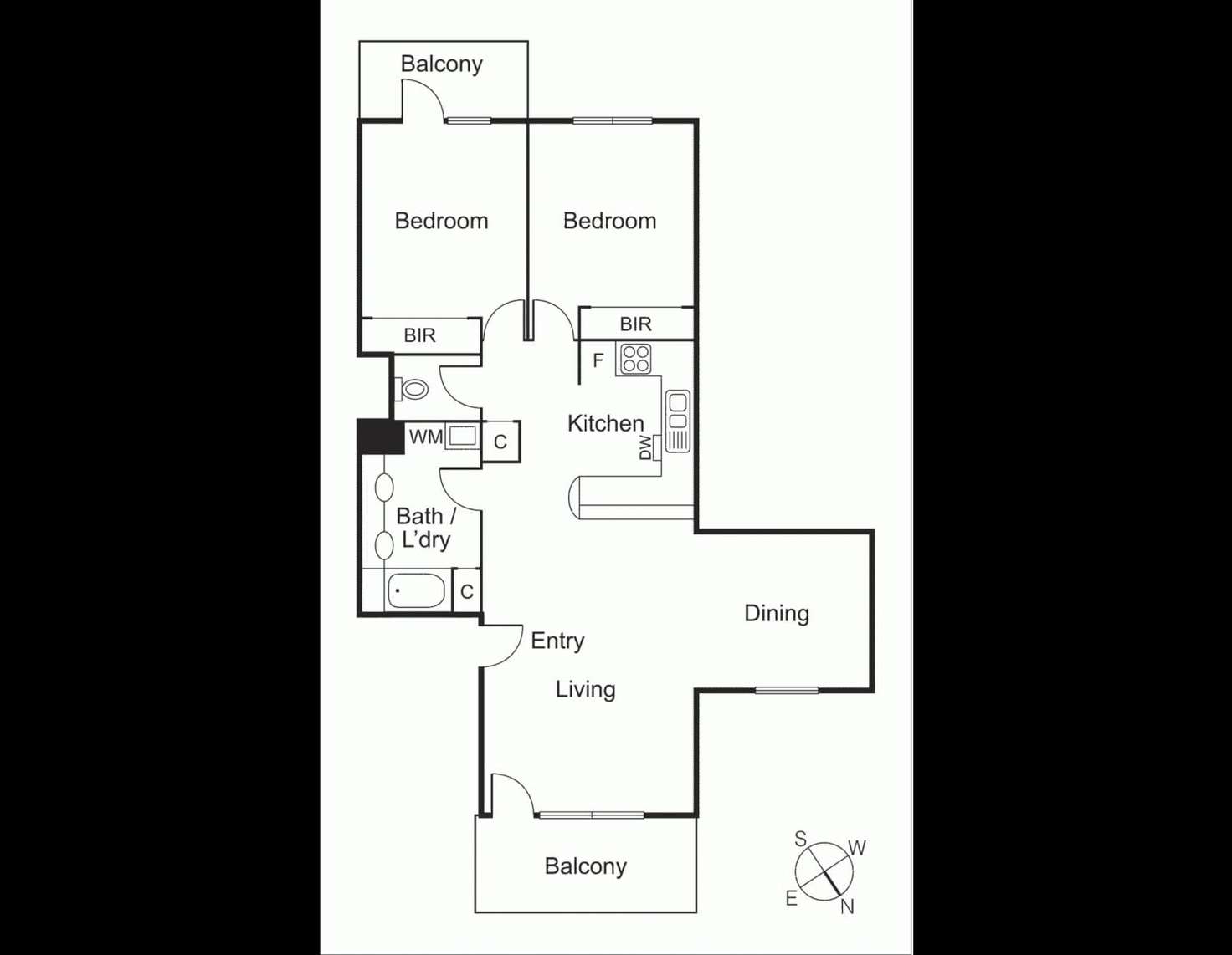 Floorplan of Homely apartment listing, 41/18-20 The Esplanade, St Kilda VIC 3182