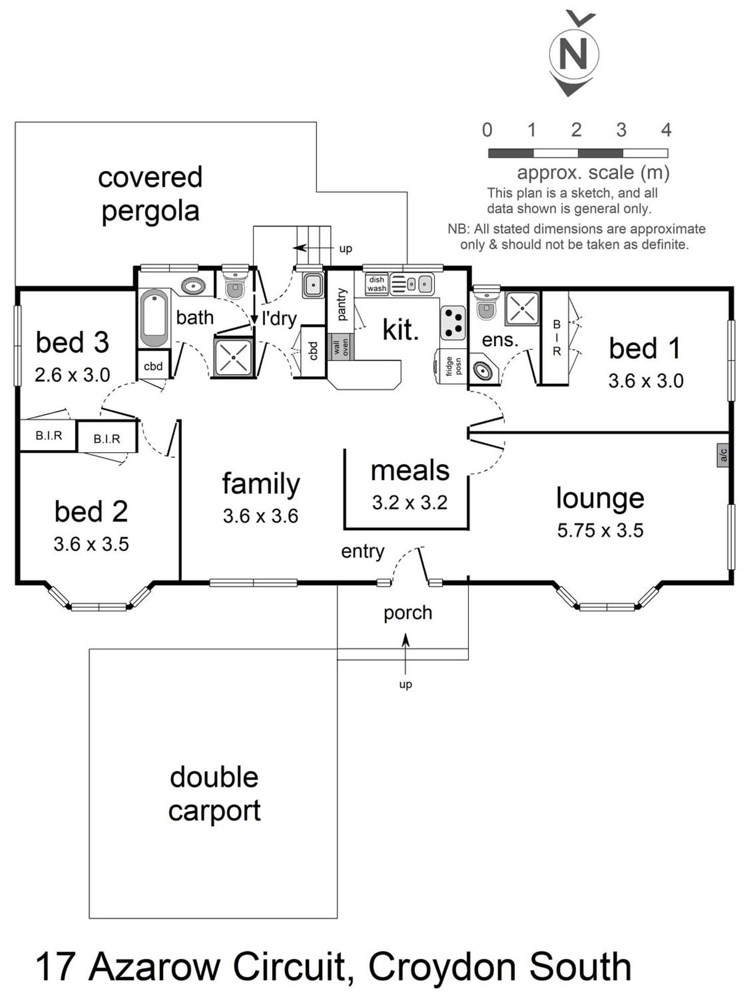 Floorplan of Homely house listing, 17 Azarow Circuit, Croydon South VIC 3136