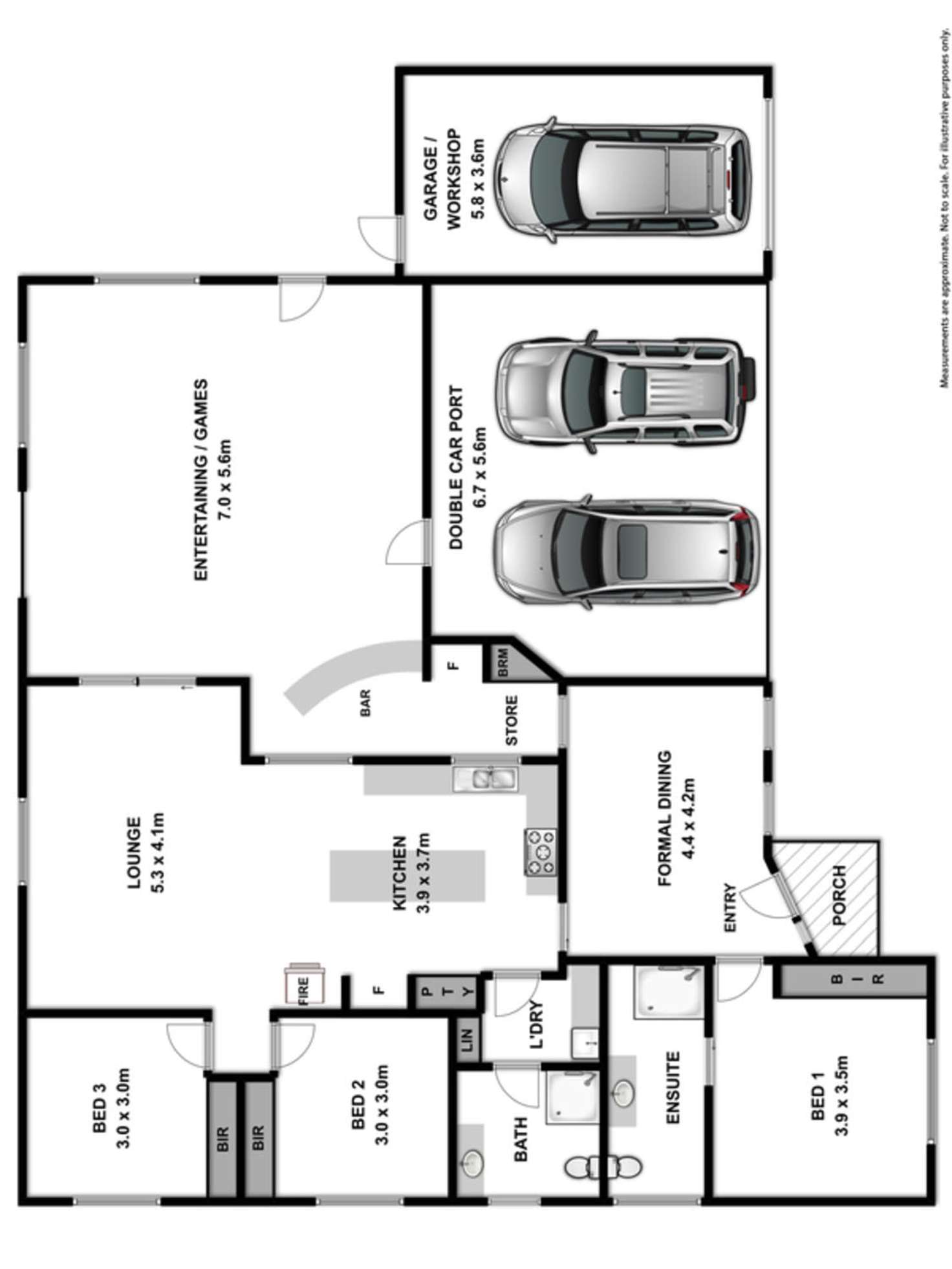 Floorplan of Homely house listing, 16 Annika Place, Barnawartha VIC 3688