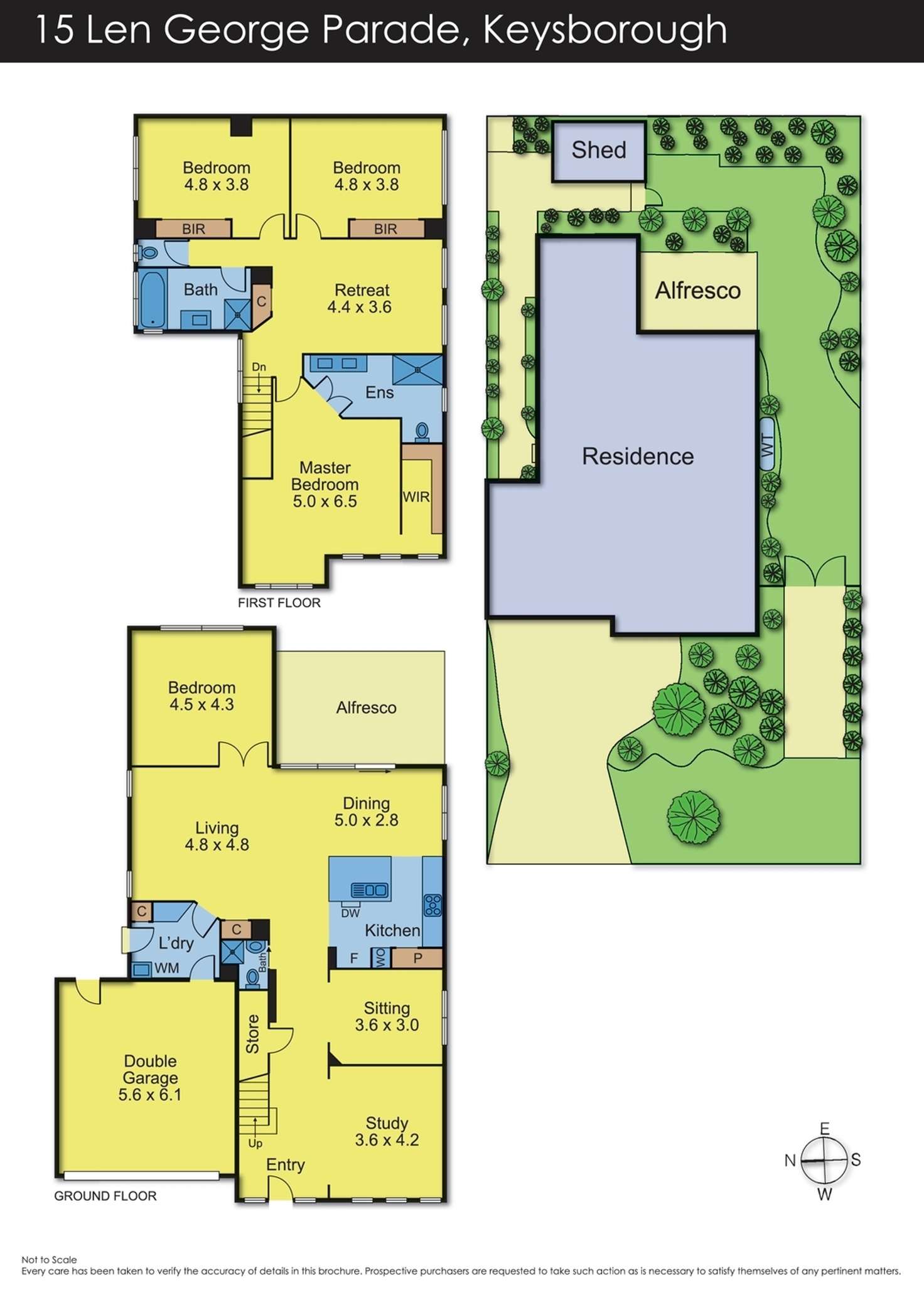 Floorplan of Homely house listing, 15 Len George Drive, Keysborough VIC 3173