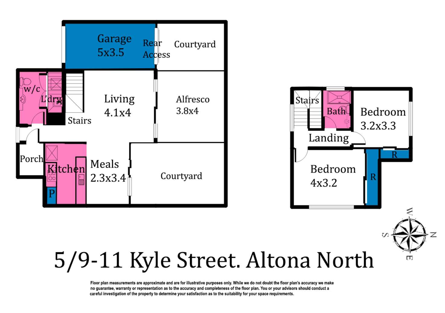 Floorplan of Homely townhouse listing, 5/9/11 Kyle Road, Altona North VIC 3025