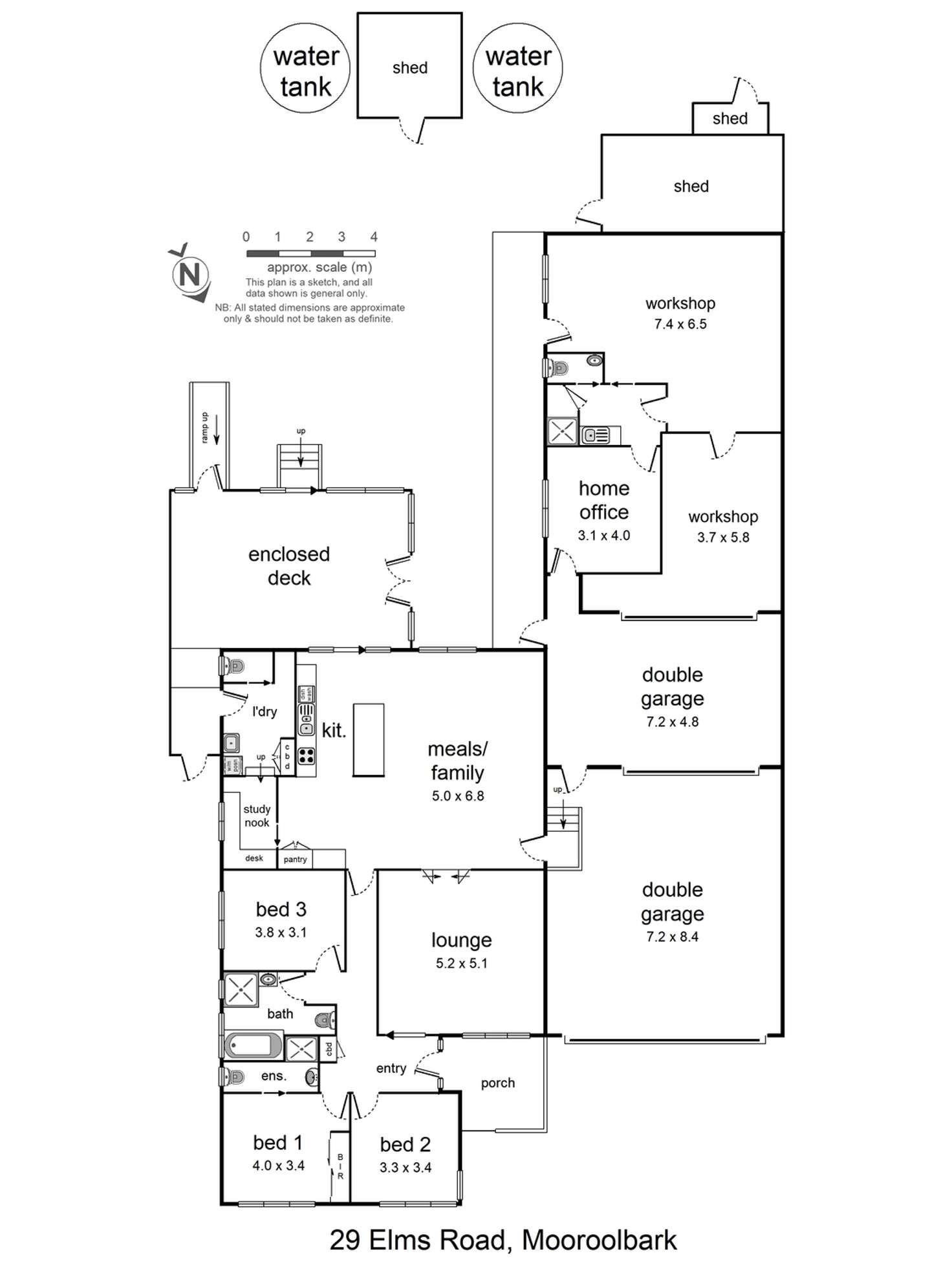Floorplan of Homely house listing, 29 Elms Road, Mooroolbark VIC 3138