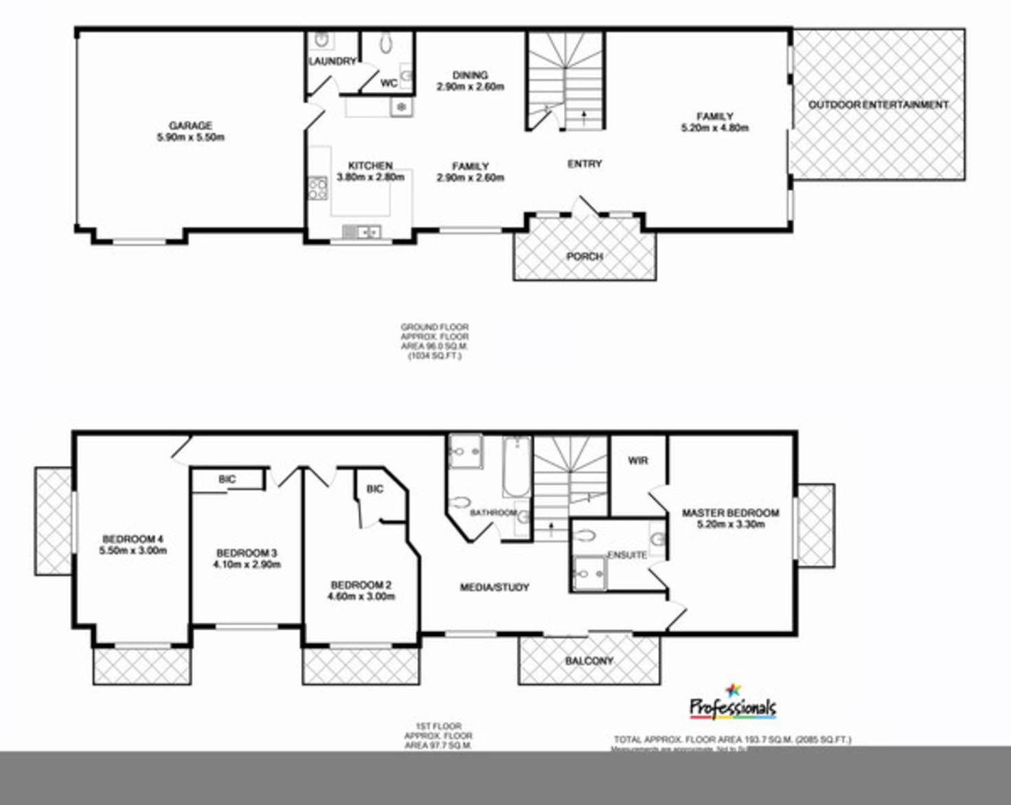 Floorplan of Homely townhouse listing, 4/19 Myall Road, Casula NSW 2170