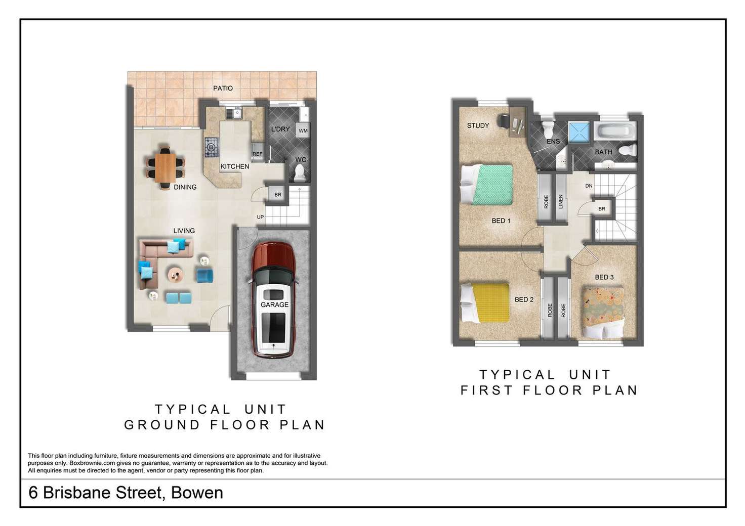 Floorplan of Homely villa listing, 4/6 Brisbane Street, Bowen QLD 4805