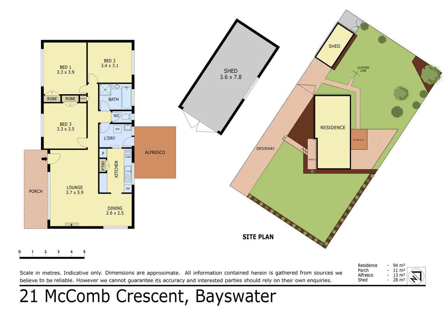 Floorplan of Homely house listing, 21 McComb Crescent, Bayswater VIC 3153