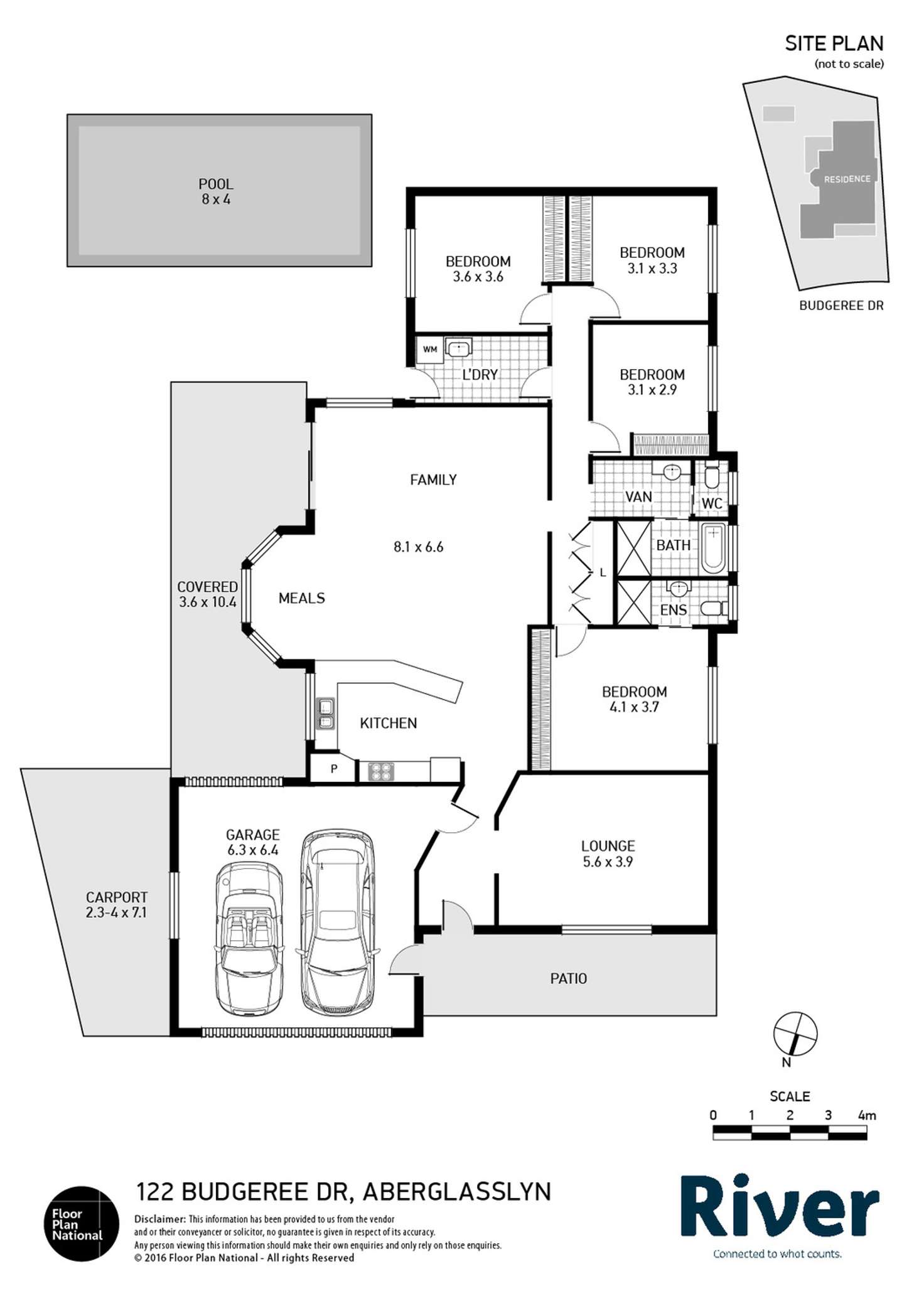 Floorplan of Homely house listing, 122 Budgeree Drive, Aberglasslyn NSW 2320