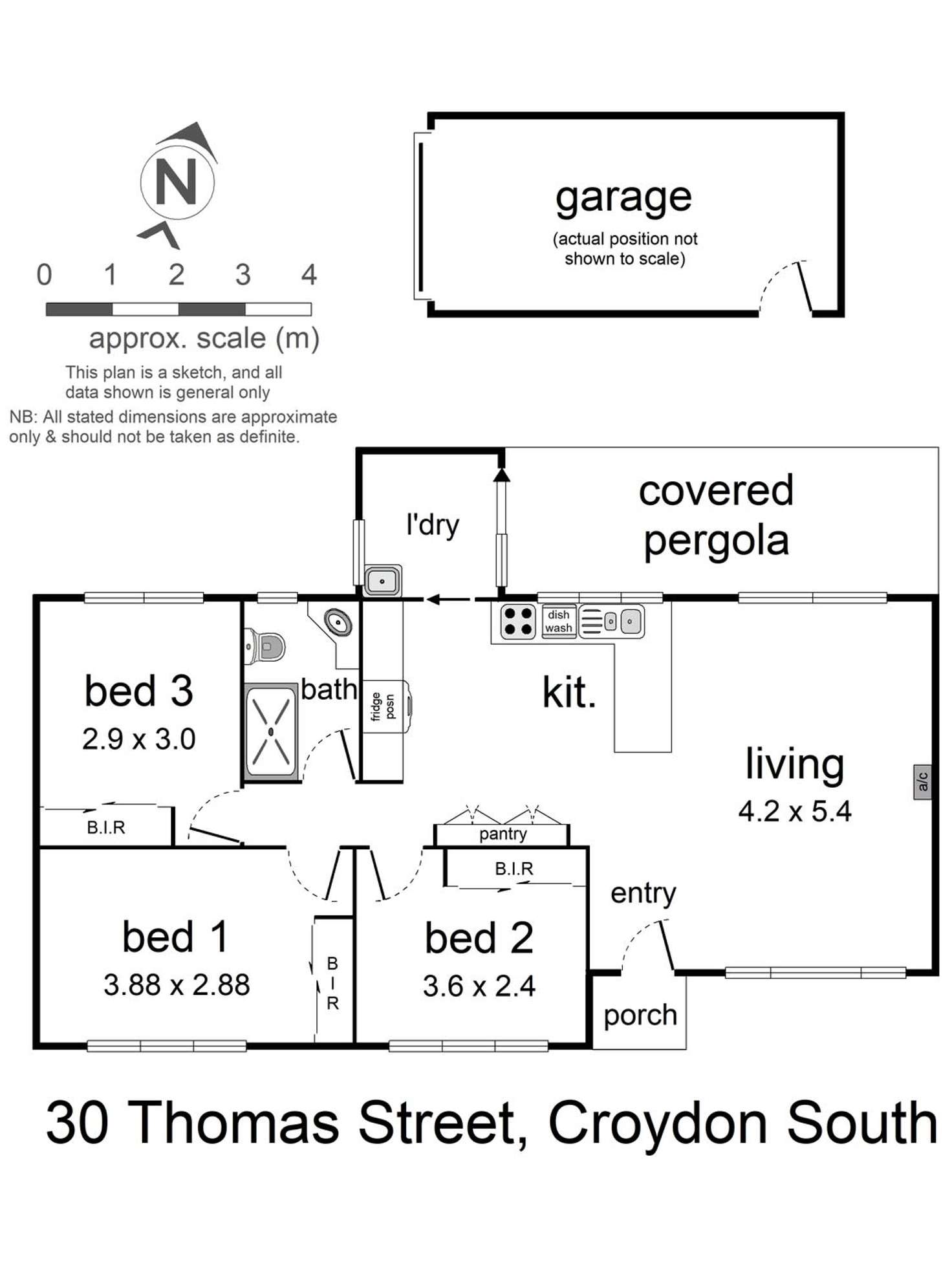 Floorplan of Homely house listing, 30 Thomas Street, Croydon South VIC 3136