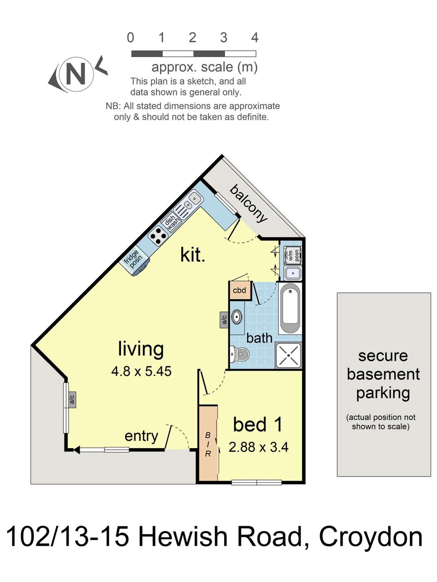 Floorplan of Homely townhouse listing, 102/13-15 Hewish Road, Croydon VIC 3136