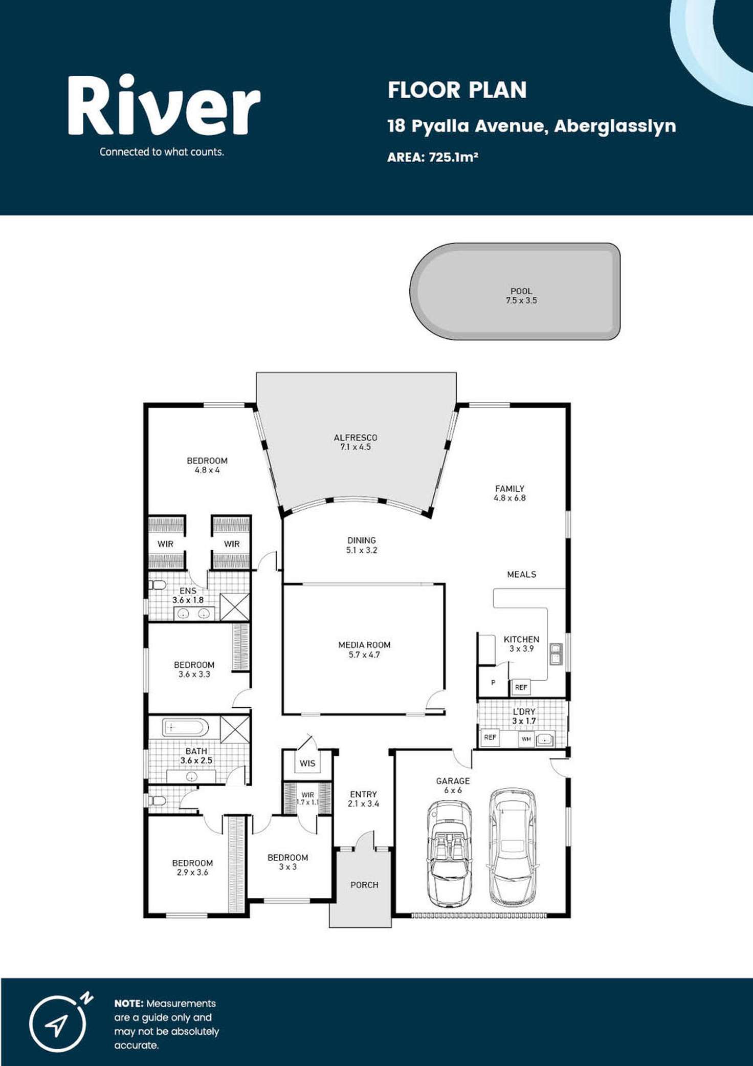 Floorplan of Homely house listing, 18 Pyalla Avenue, Aberglasslyn NSW 2320