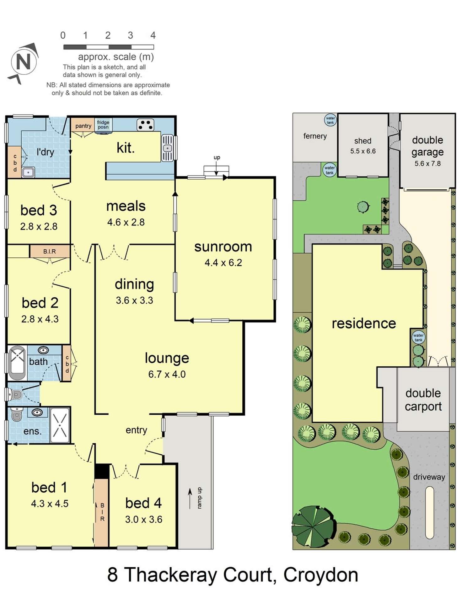 Floorplan of Homely house listing, 8 Thackeray Court, Croydon VIC 3136