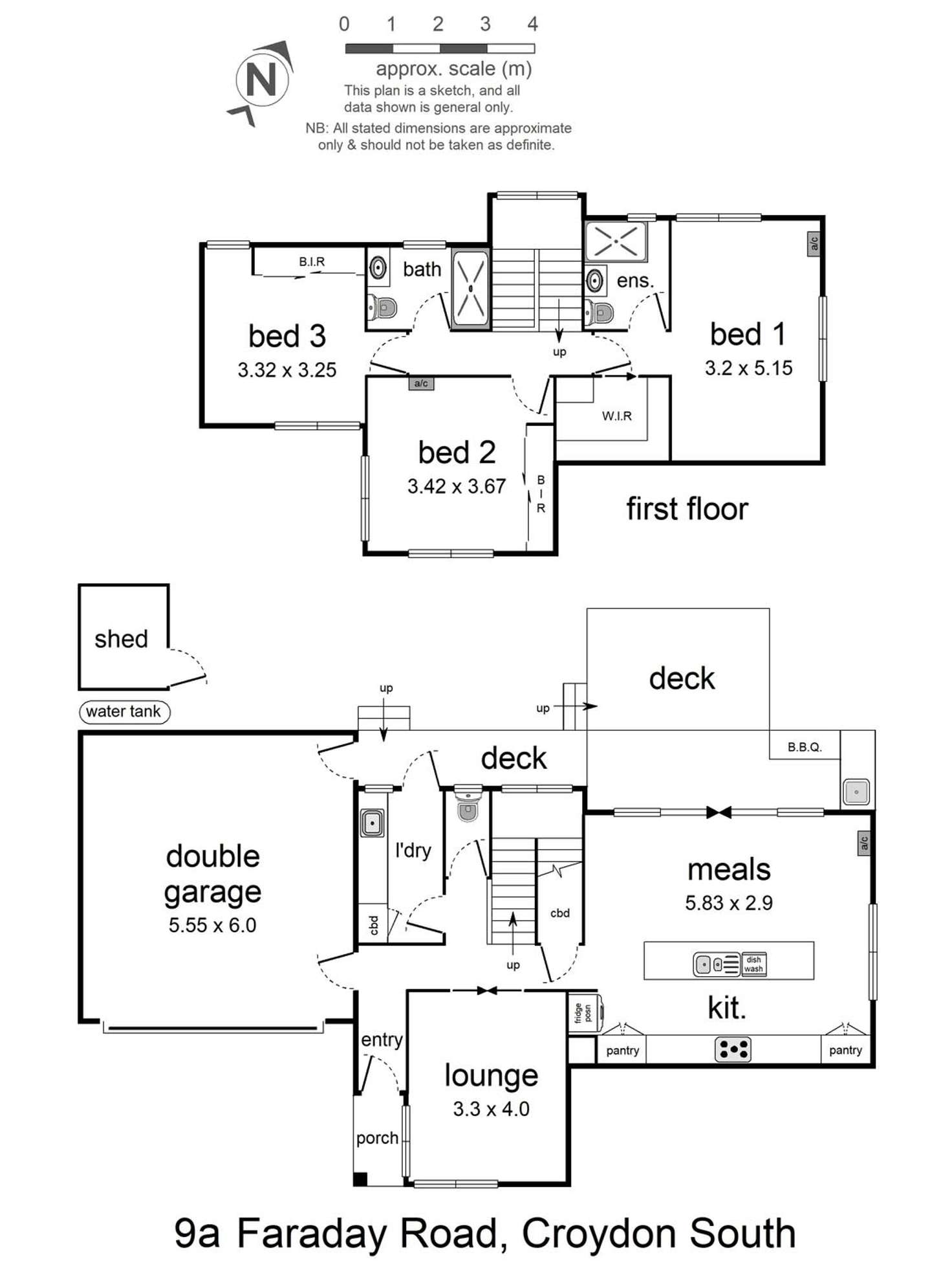 Floorplan of Homely house listing, 9a Faraday Road, Croydon South VIC 3136