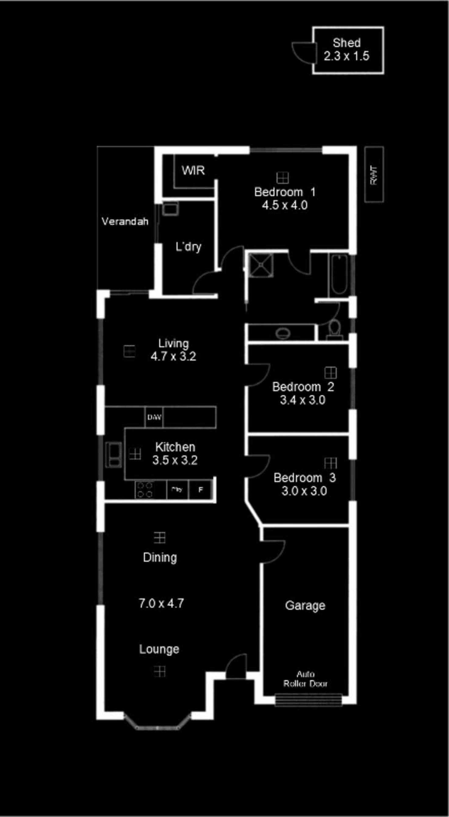 Floorplan of Homely villa listing, 15 Cugera Avenue, Ingle Farm SA 5098