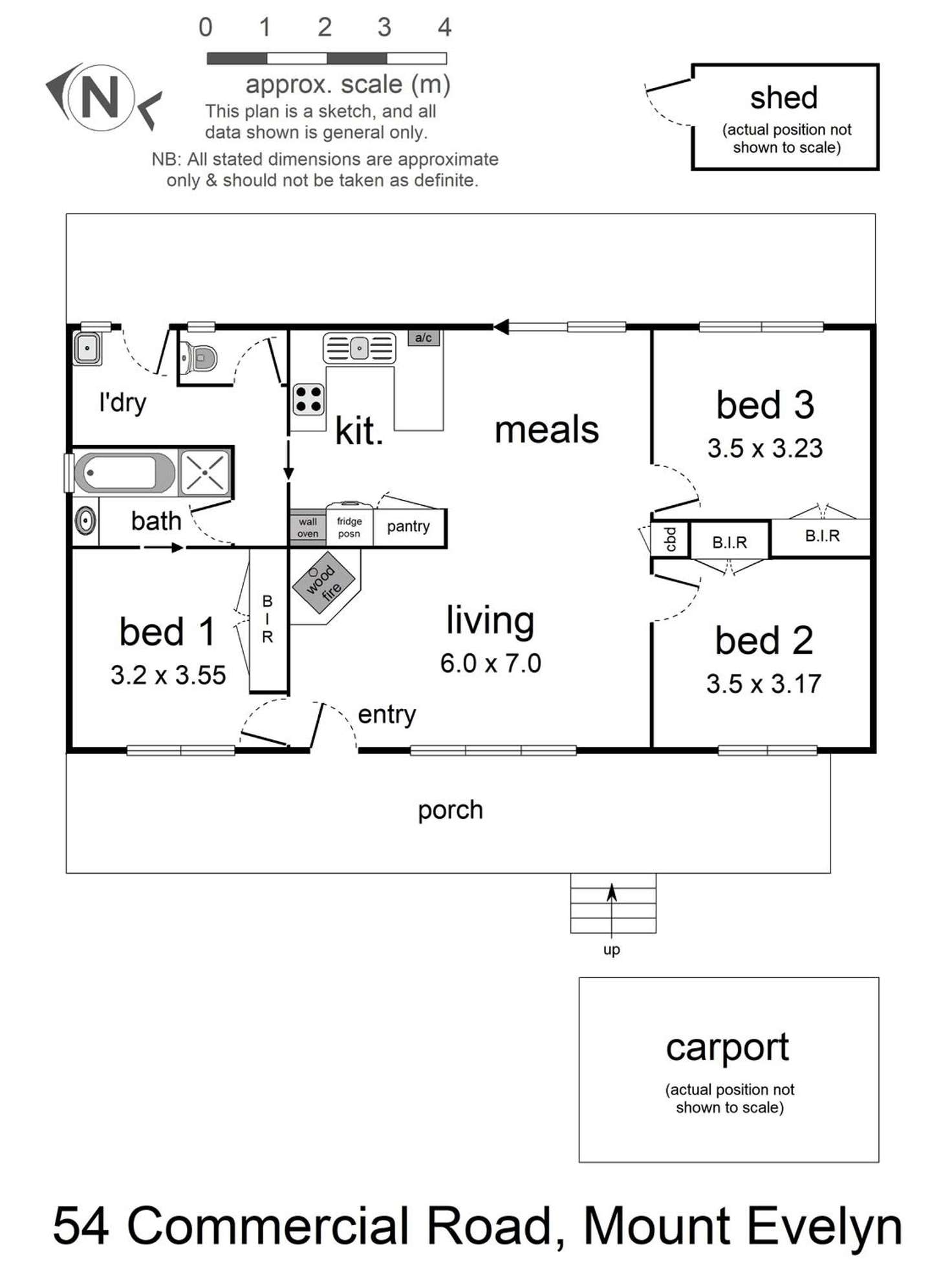 Floorplan of Homely house listing, 54 Commercial Road, Mount Evelyn VIC 3796