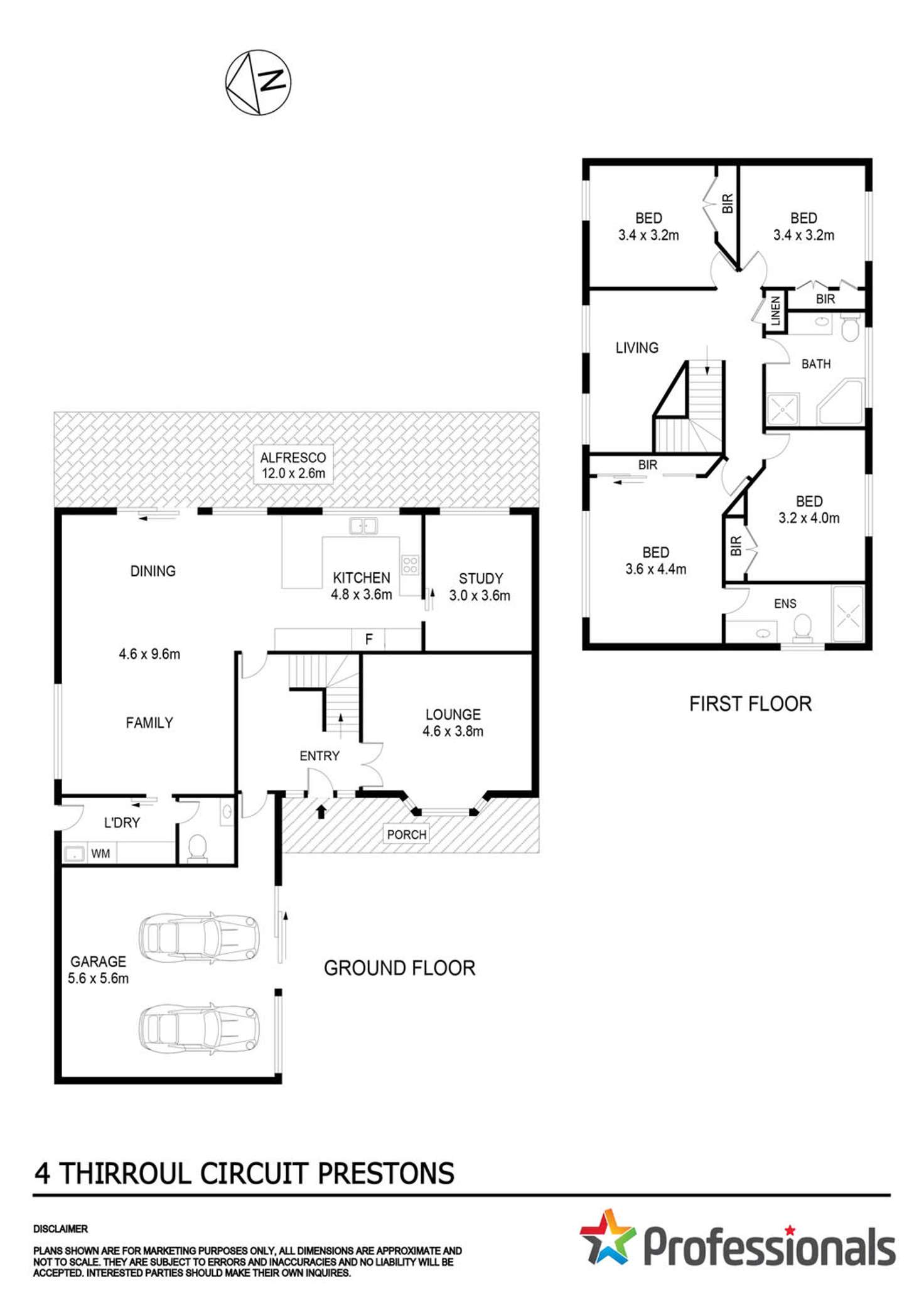 Floorplan of Homely house listing, 4 Thirroul Circuit, Prestons NSW 2170