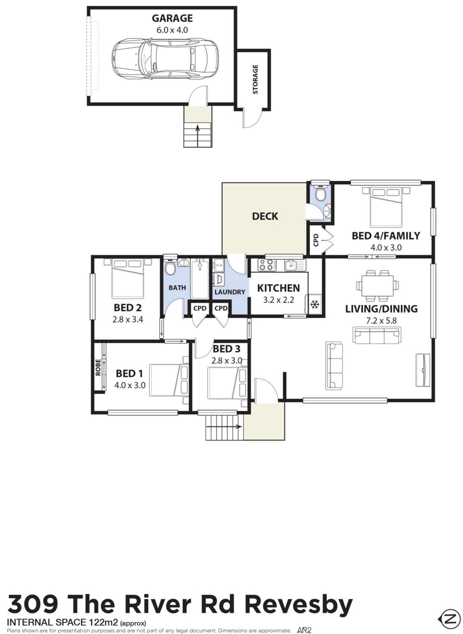 Floorplan of Homely house listing, 309 The River Road, Revesby NSW 2212