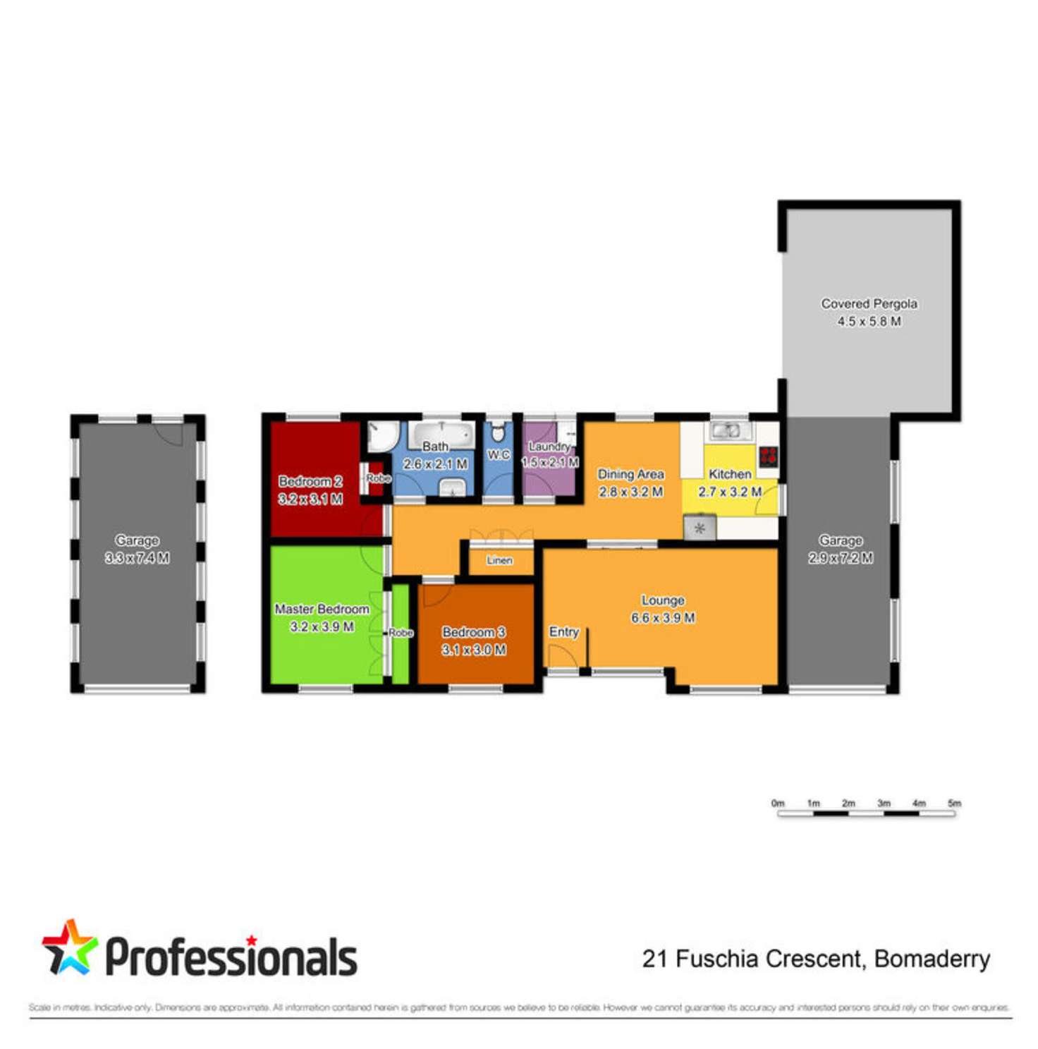Floorplan of Homely house listing, 21 Fuchsia Crescent, Bomaderry NSW 2541
