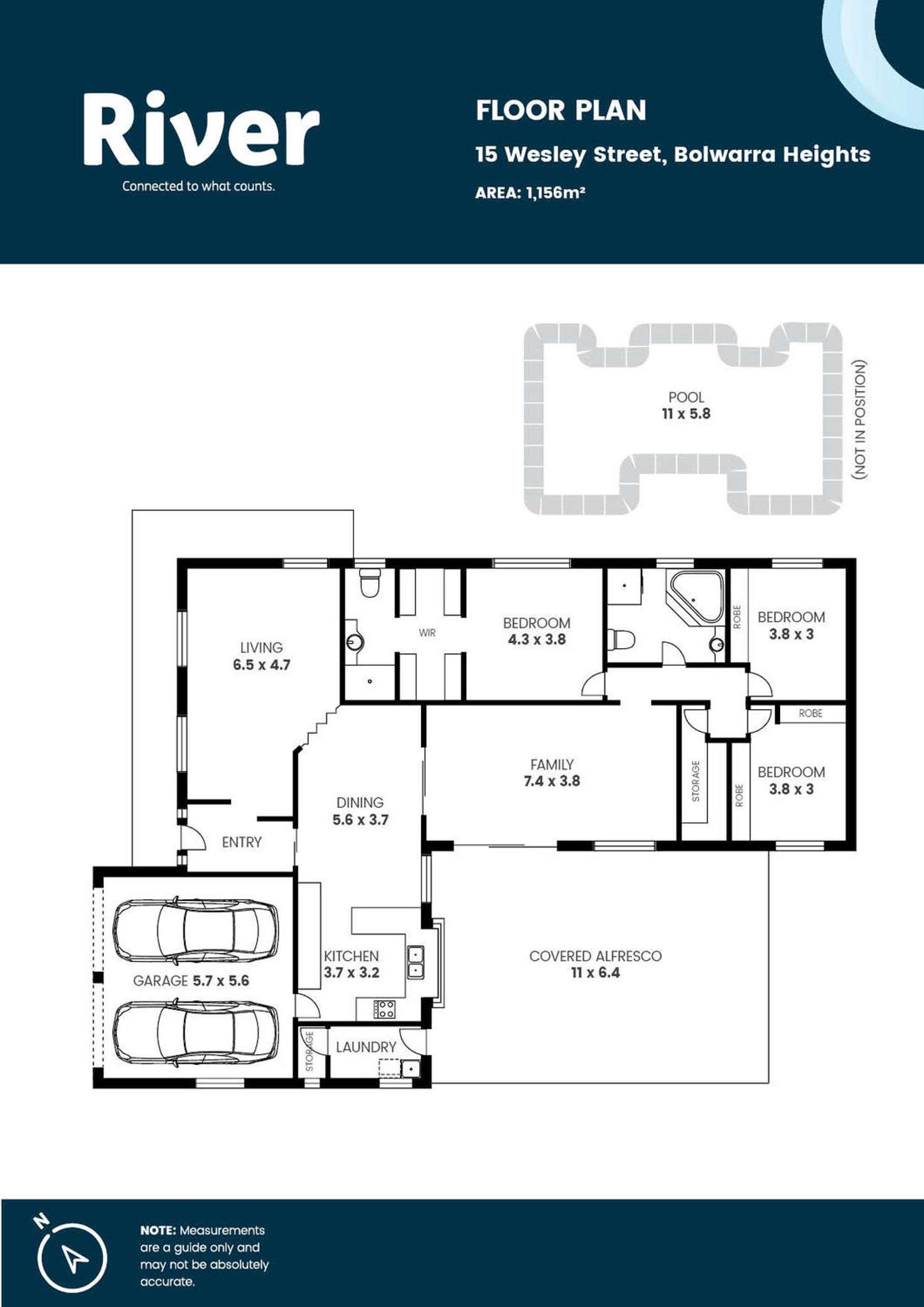 Floorplan of Homely house listing, 15 Wesley Street, Bolwarra Heights NSW 2320