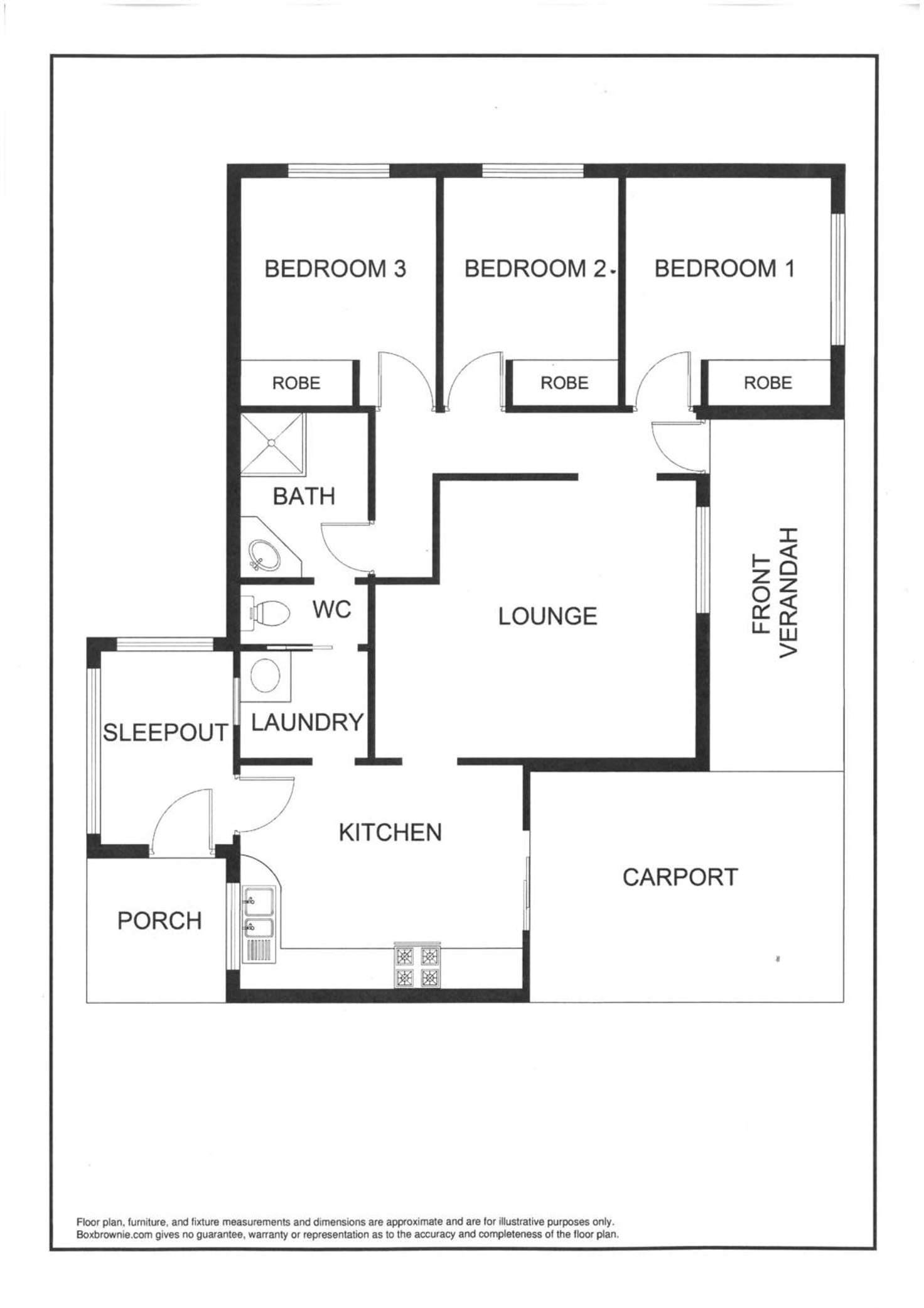 Floorplan of Homely house listing, 20 Dowding Street, California Gully VIC 3556