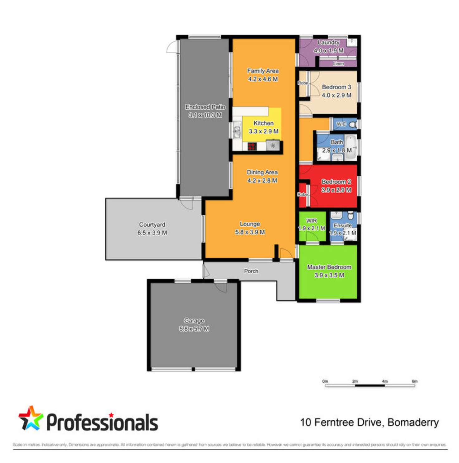 Floorplan of Homely house listing, 10 Ferntree Drive, Bomaderry NSW 2541