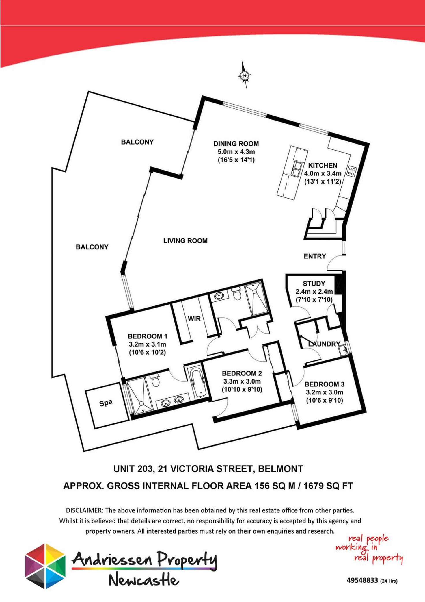 Floorplan of Homely apartment listing, 203/21 Victoria Street, Belmont NSW 2280
