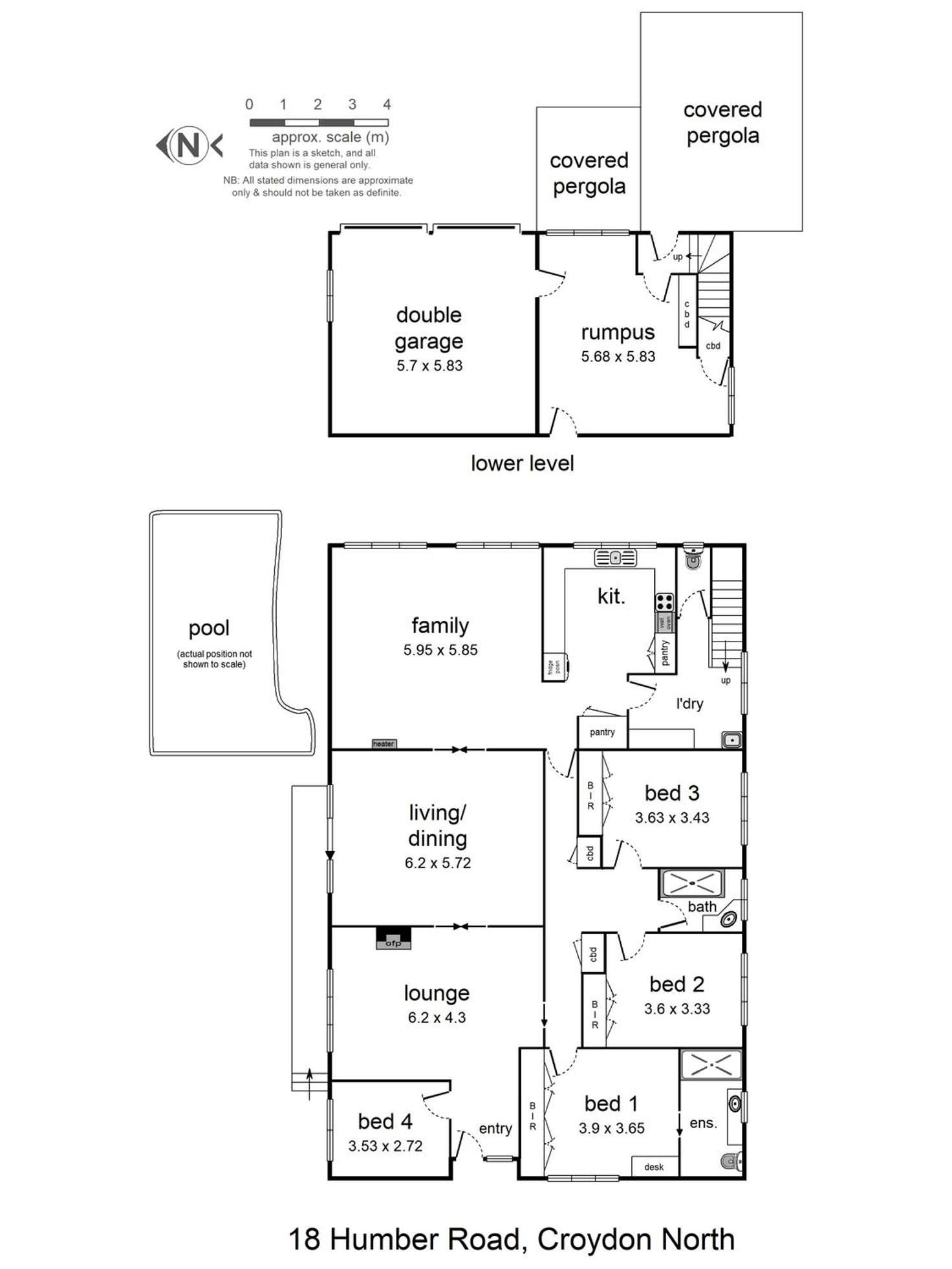 Floorplan of Homely house listing, 18 Humber Road, Croydon North VIC 3136