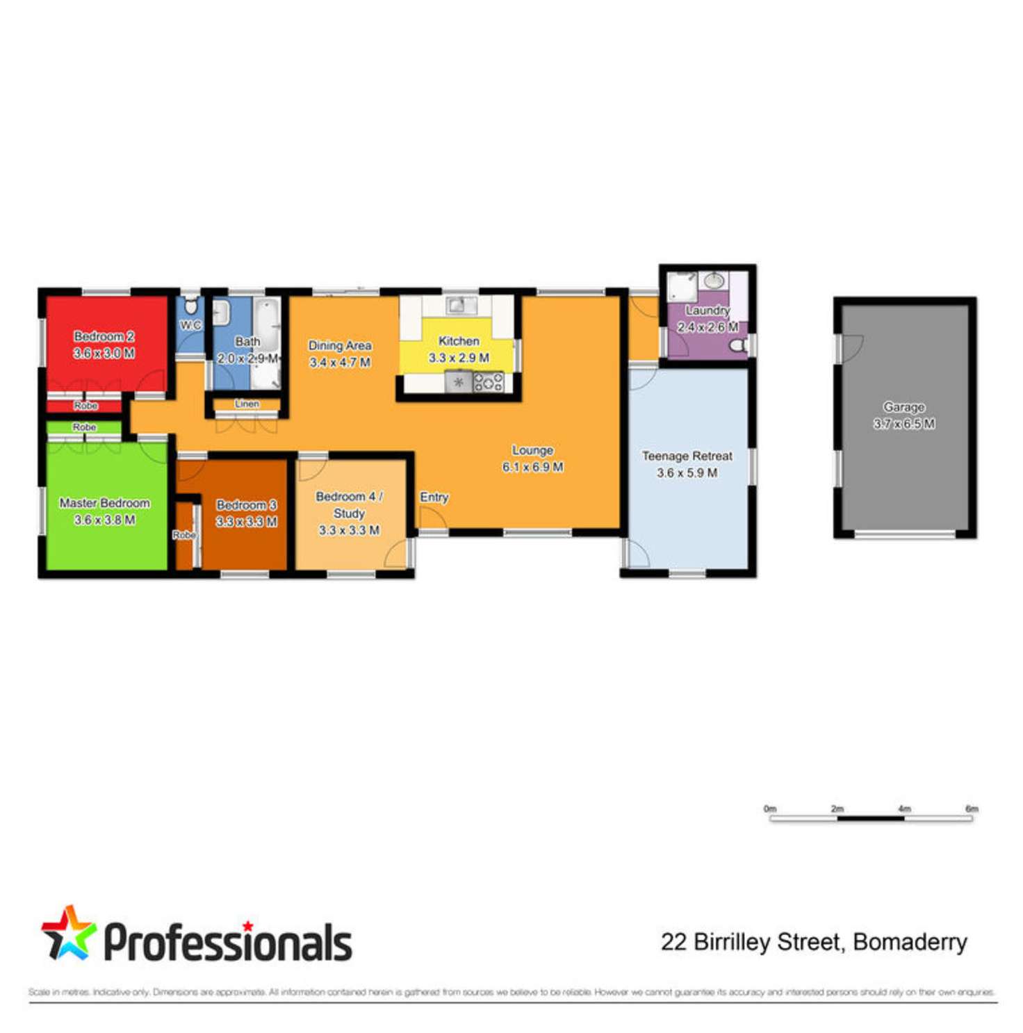 Floorplan of Homely house listing, 22 Birriley Street, Bomaderry NSW 2541