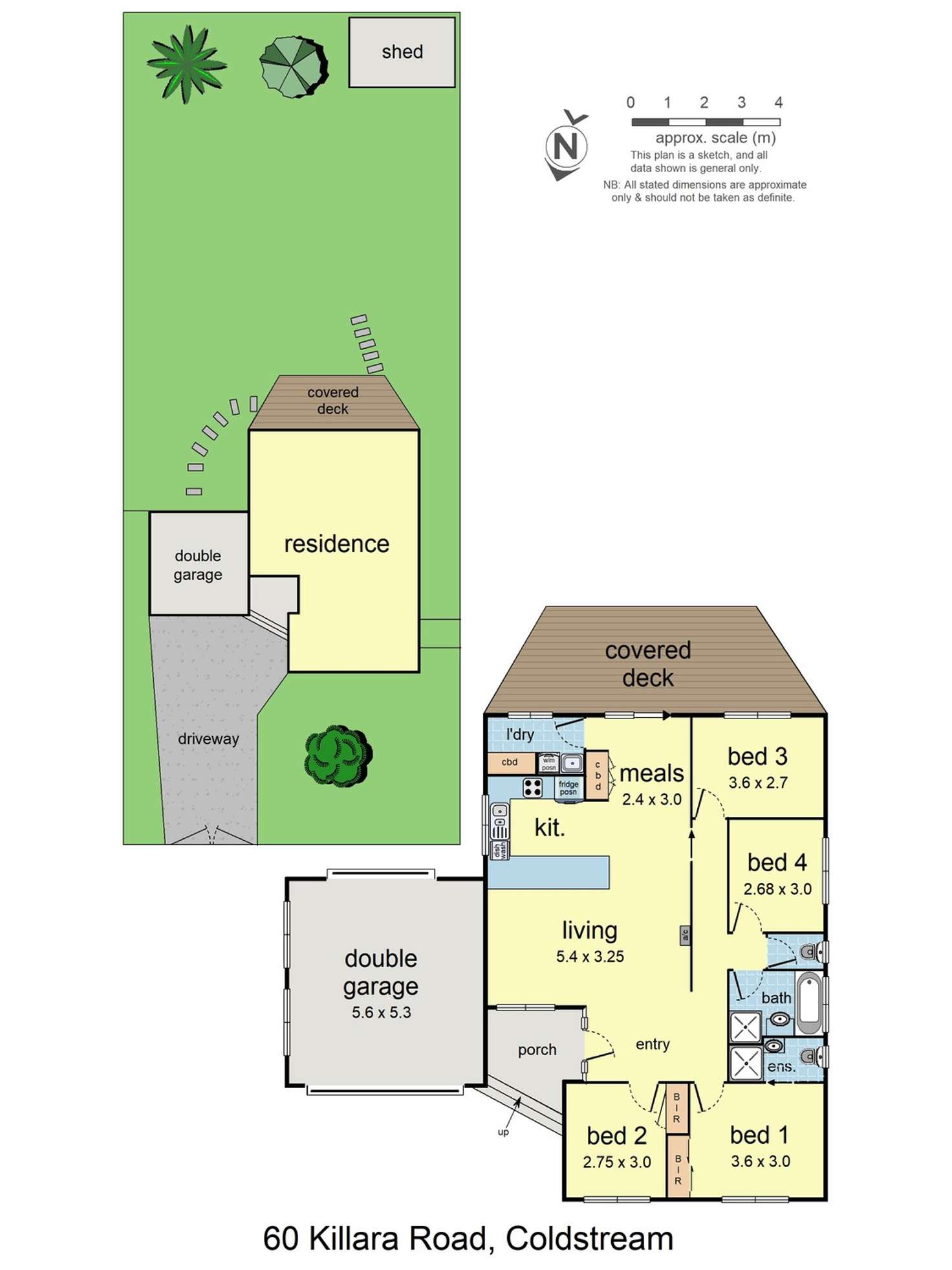 Floorplan of Homely house listing, 60 Killara Road, Coldstream VIC 3770