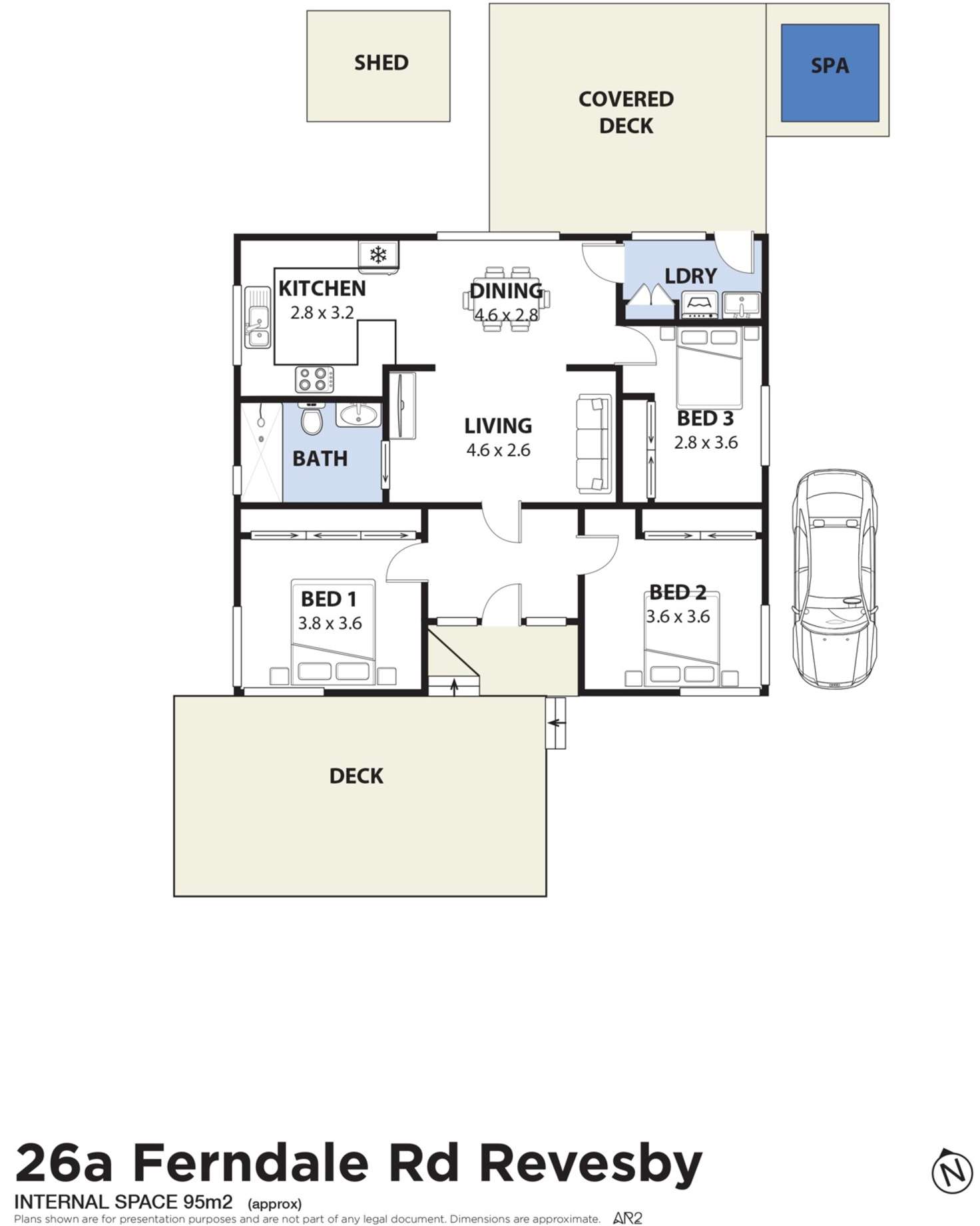 Floorplan of Homely house listing, 26A Ferndale Road, Revesby NSW 2212