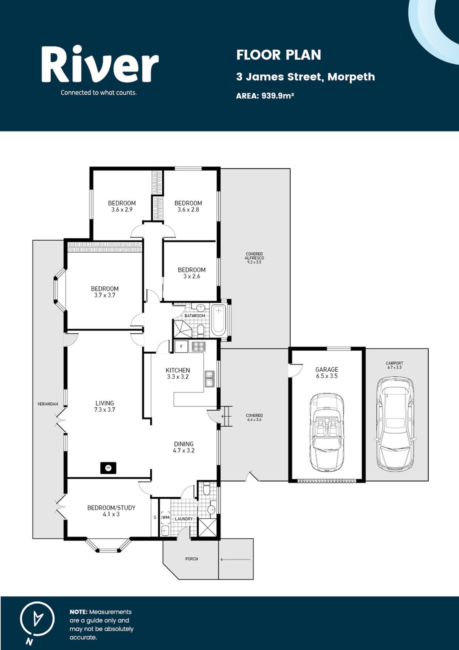 Floorplan of Homely house listing, 3 James Street, Morpeth NSW 2321