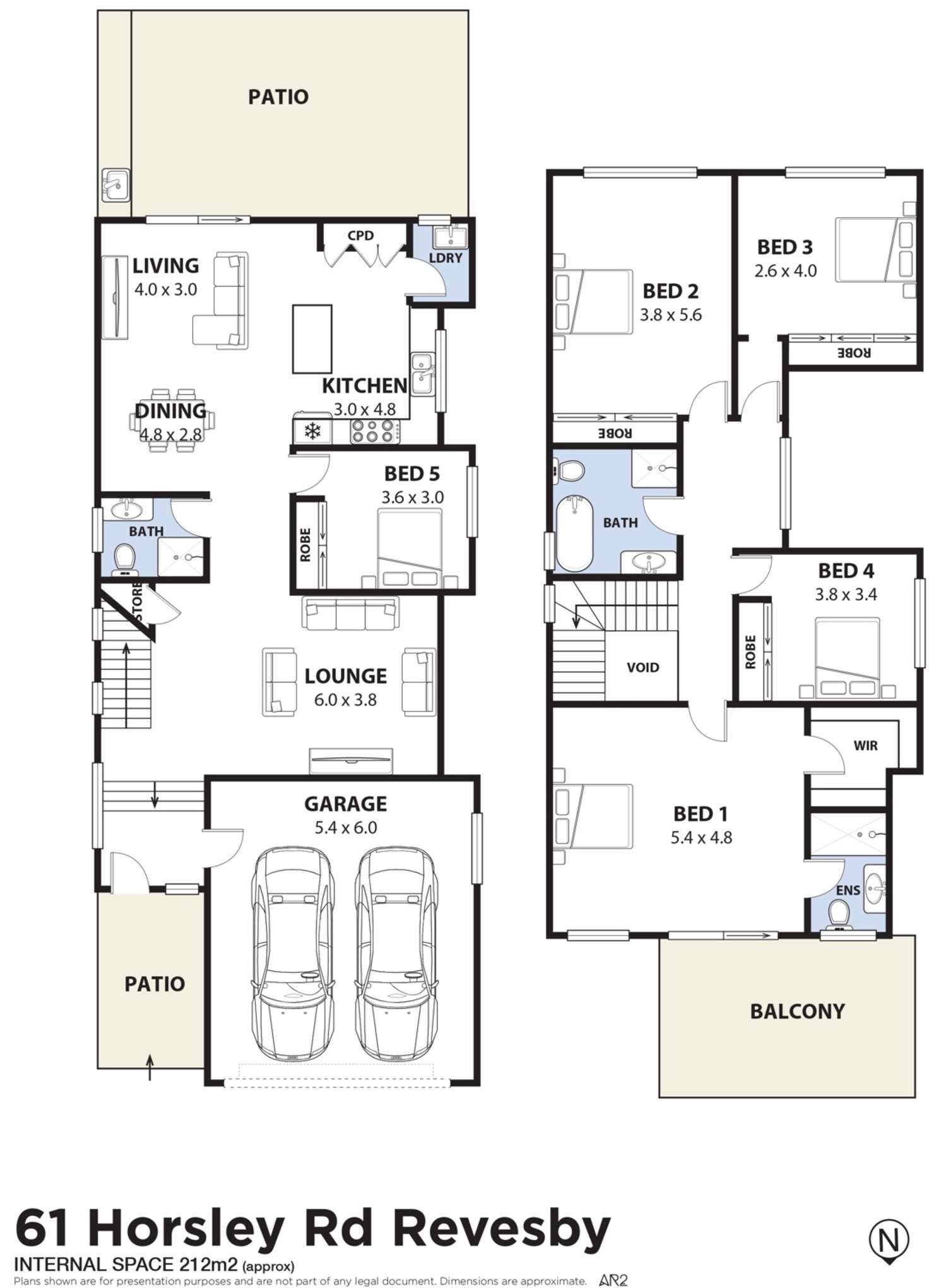 Floorplan of Homely house listing, 61 Horsley Road, Revesby NSW 2212