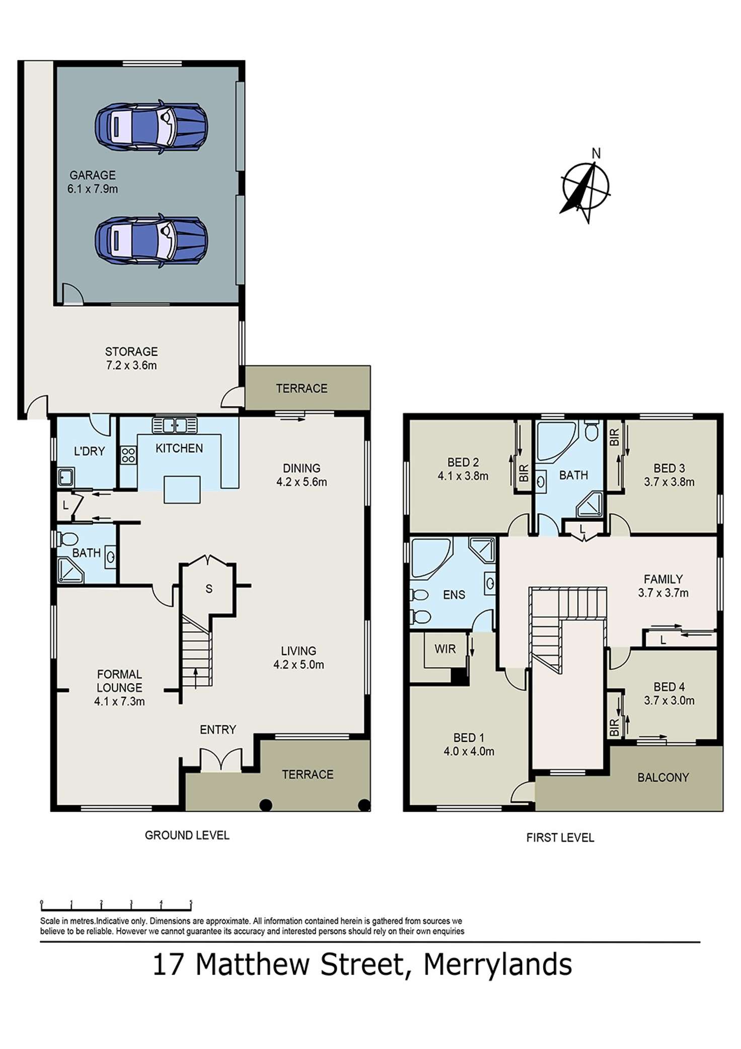 Floorplan of Homely house listing, 17 Matthew Street, Merrylands NSW 2160