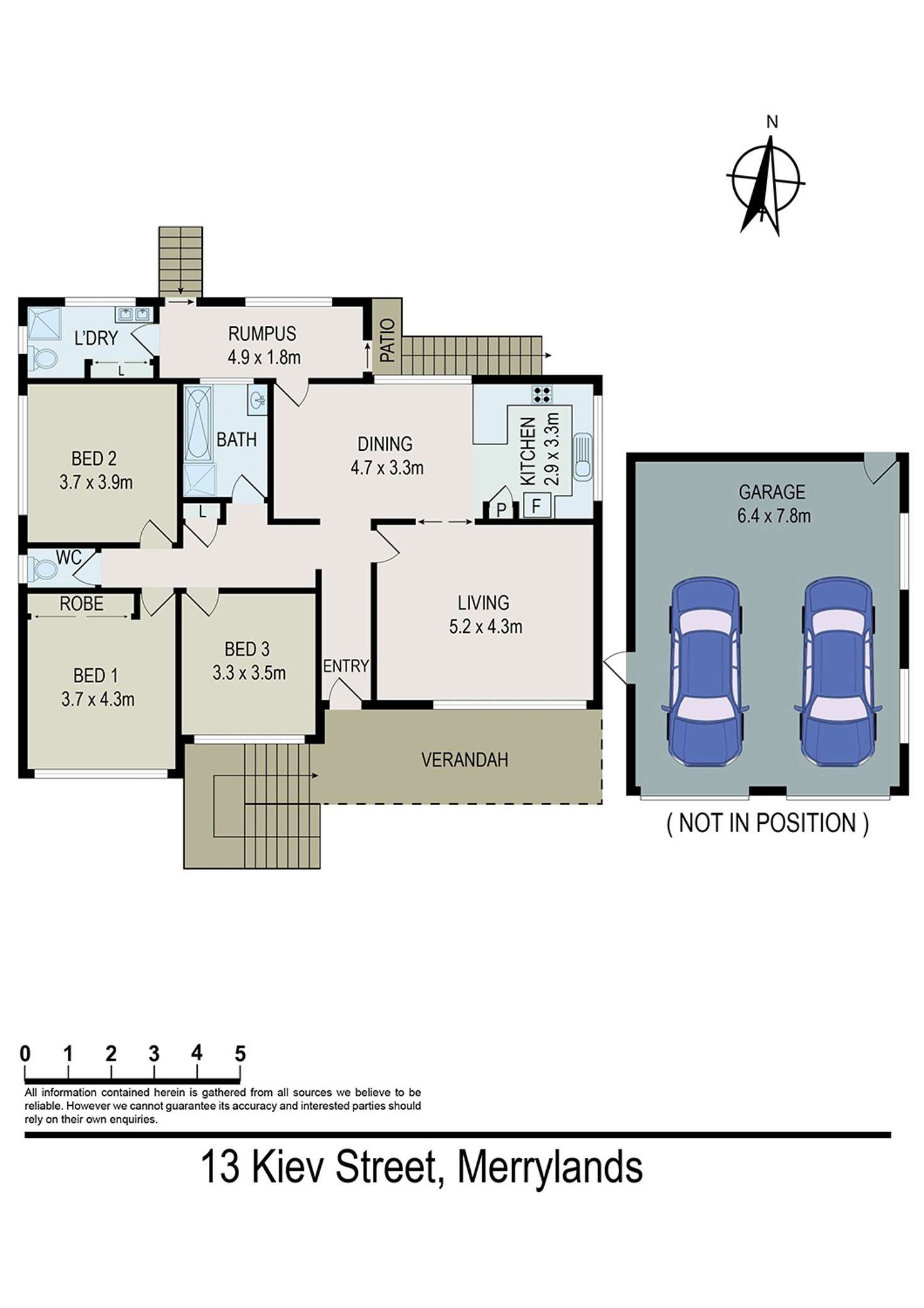 Floorplan of Homely house listing, 13 Kiev Street, Merrylands NSW 2160