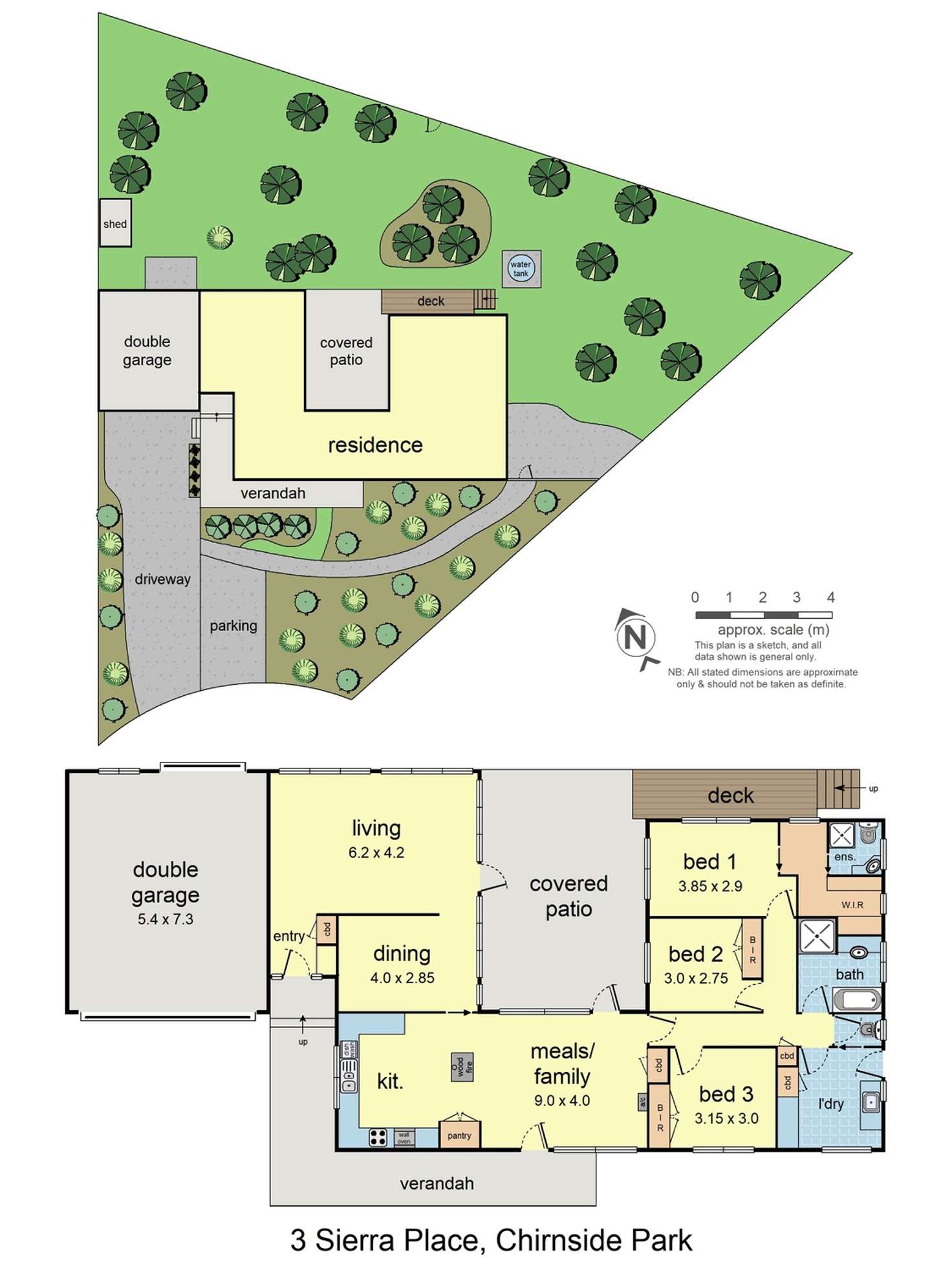 Floorplan of Homely house listing, 3 Sierra Place, Chirnside Park VIC 3116