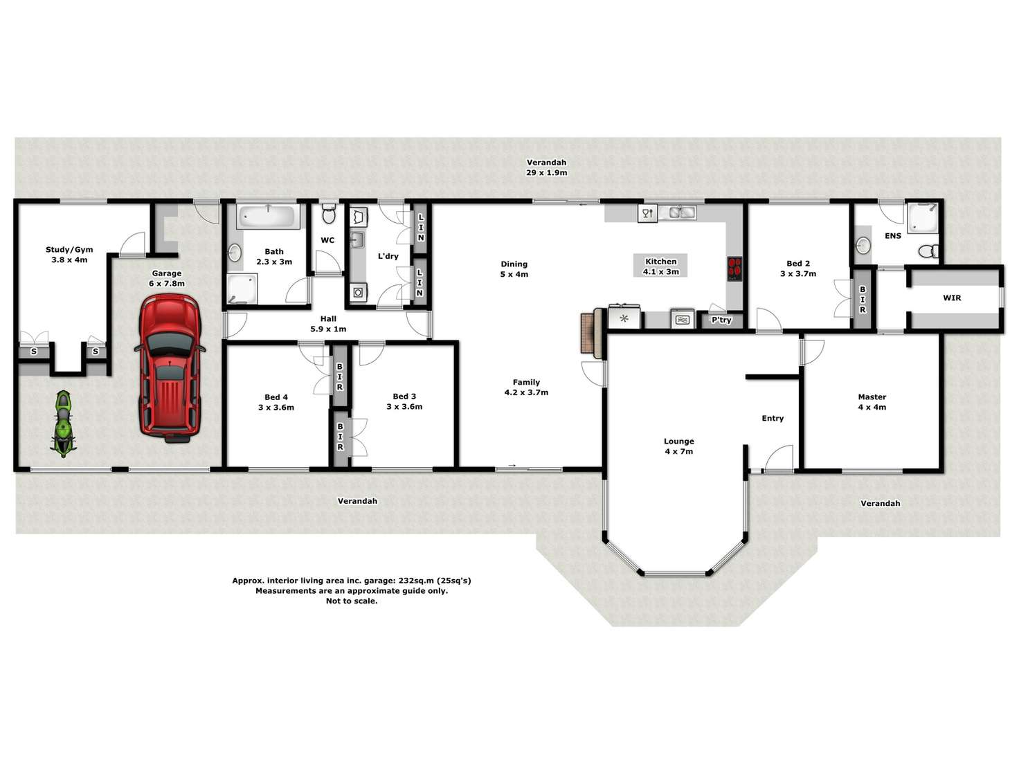 Floorplan of Homely house listing, 6 Echidna Court, Baranduda VIC 3691