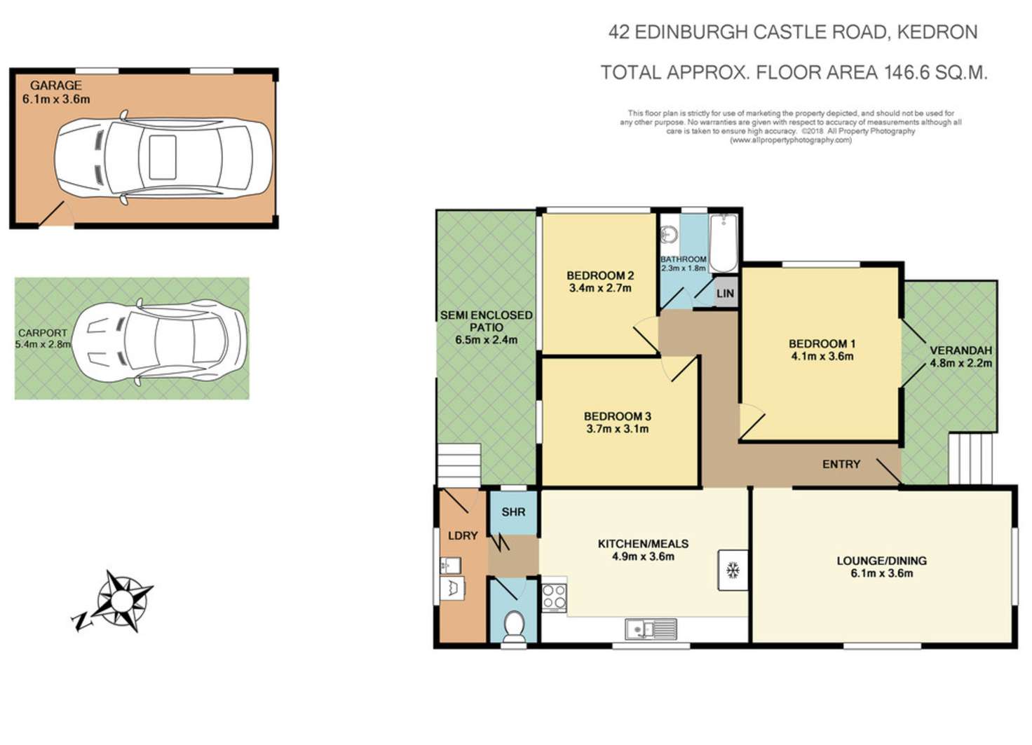 Floorplan of Homely house listing, 42 Edinburgh Castle Road, Kedron QLD 4031